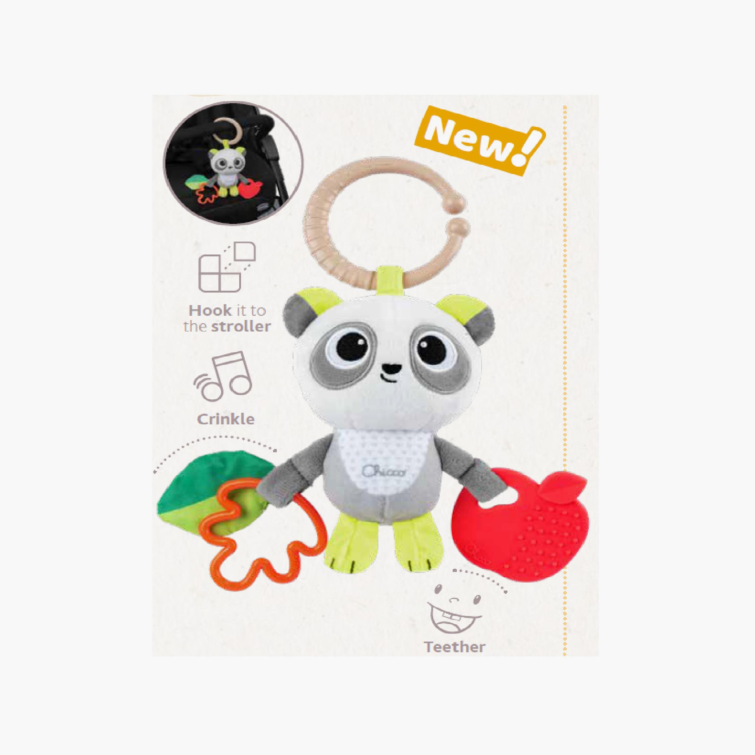 الأنشطة الأولى: خشخيشة باندا قماش من شيكو - عمر 3 إلى 24 شهرًا-toys-babyandtoddlertoys-rattlesandteethers-image-5