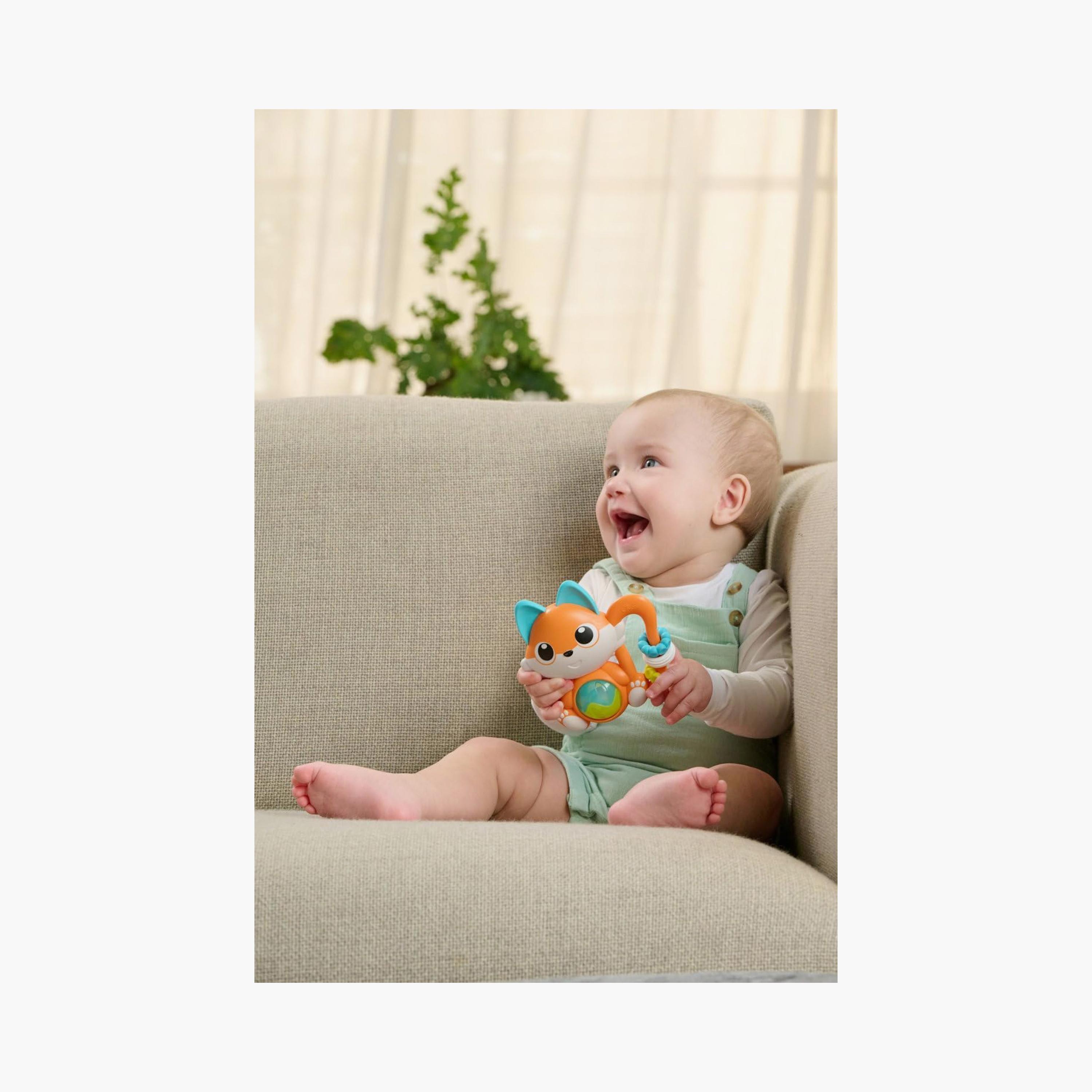Chicco Musical Fox Plastic Rattle - 6-36 Months-toys-babyandtoddlertoys-rattlesandteethers-image-2