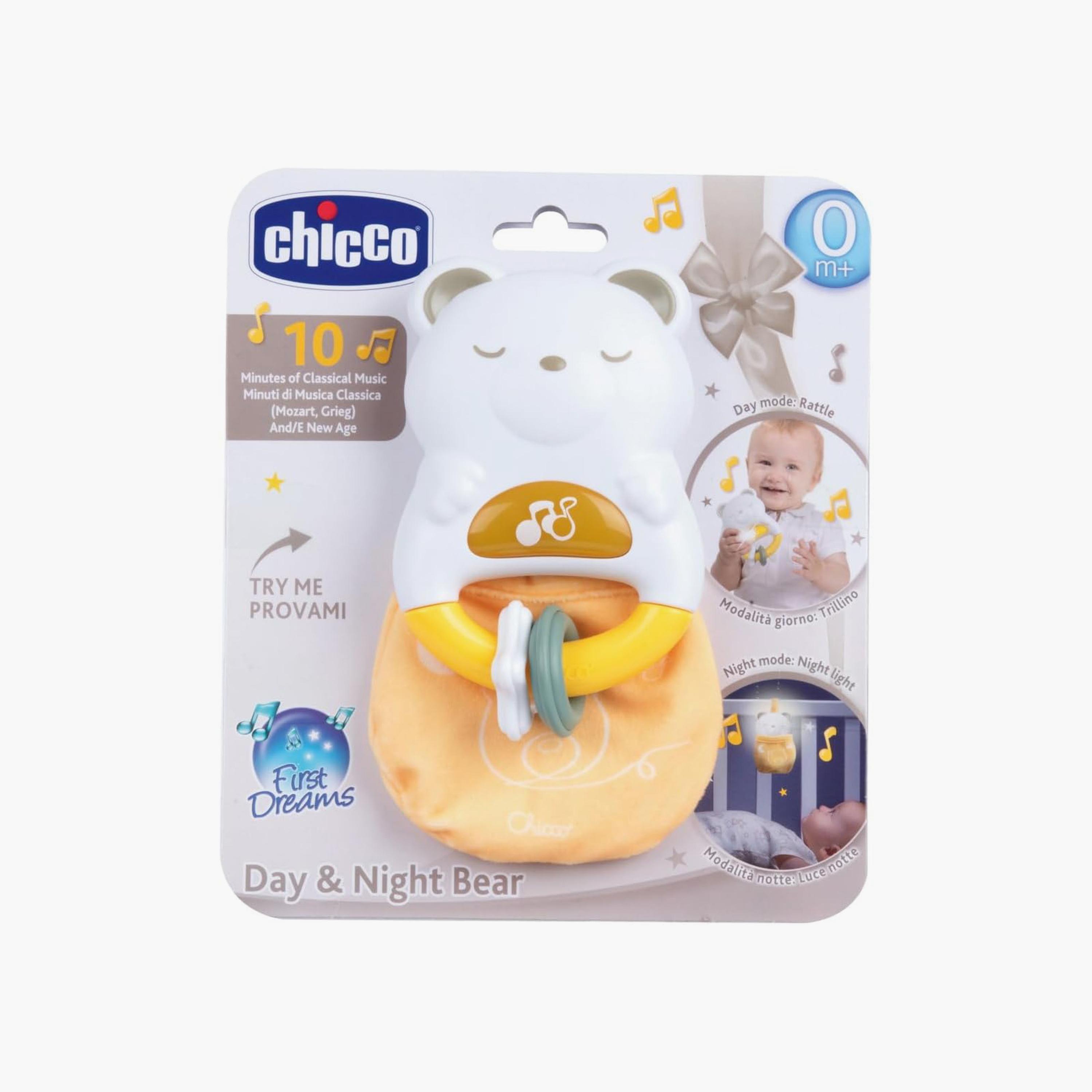Chicco Day & Night Bear Electronic Rattle - 0 Months+-toys-babyandtoddlertoys-lightsandmusicaltoys-image-3