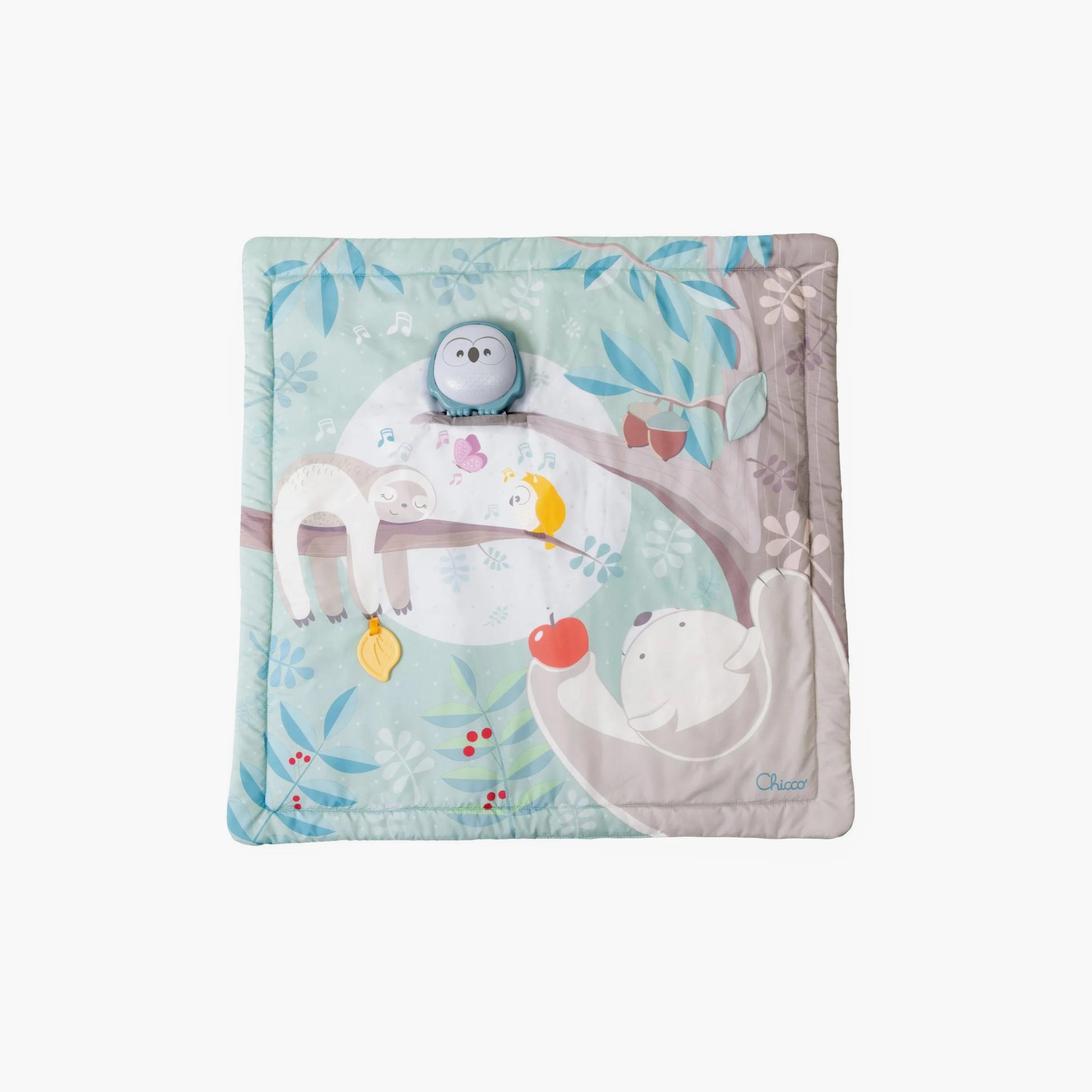 Chicco Owly 2-in-1 Electronic Playmat - 0 Months+-baby-infantactivity-playpensandplaymats-image-1