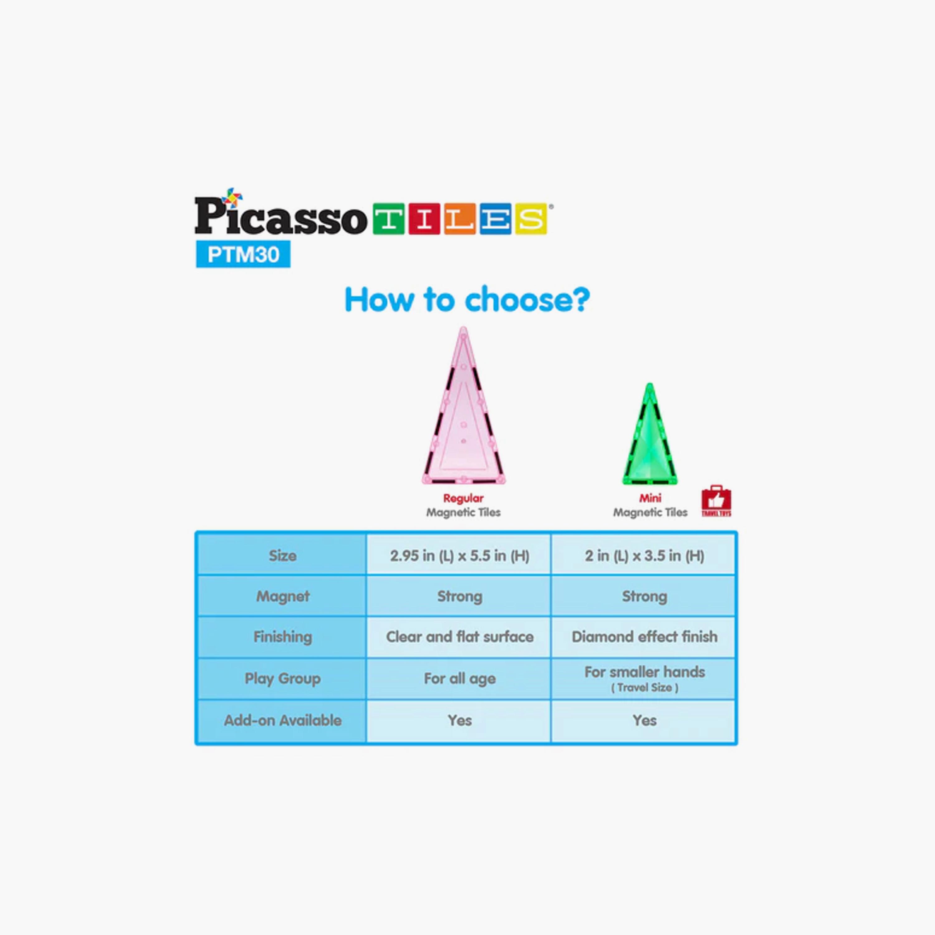 مكعبات بناء مغناطيسية ميني دايموند 30 قطعة روكيت من بيكاسو تايلز-toys-buildingblocks-magnetictoys-image-10
