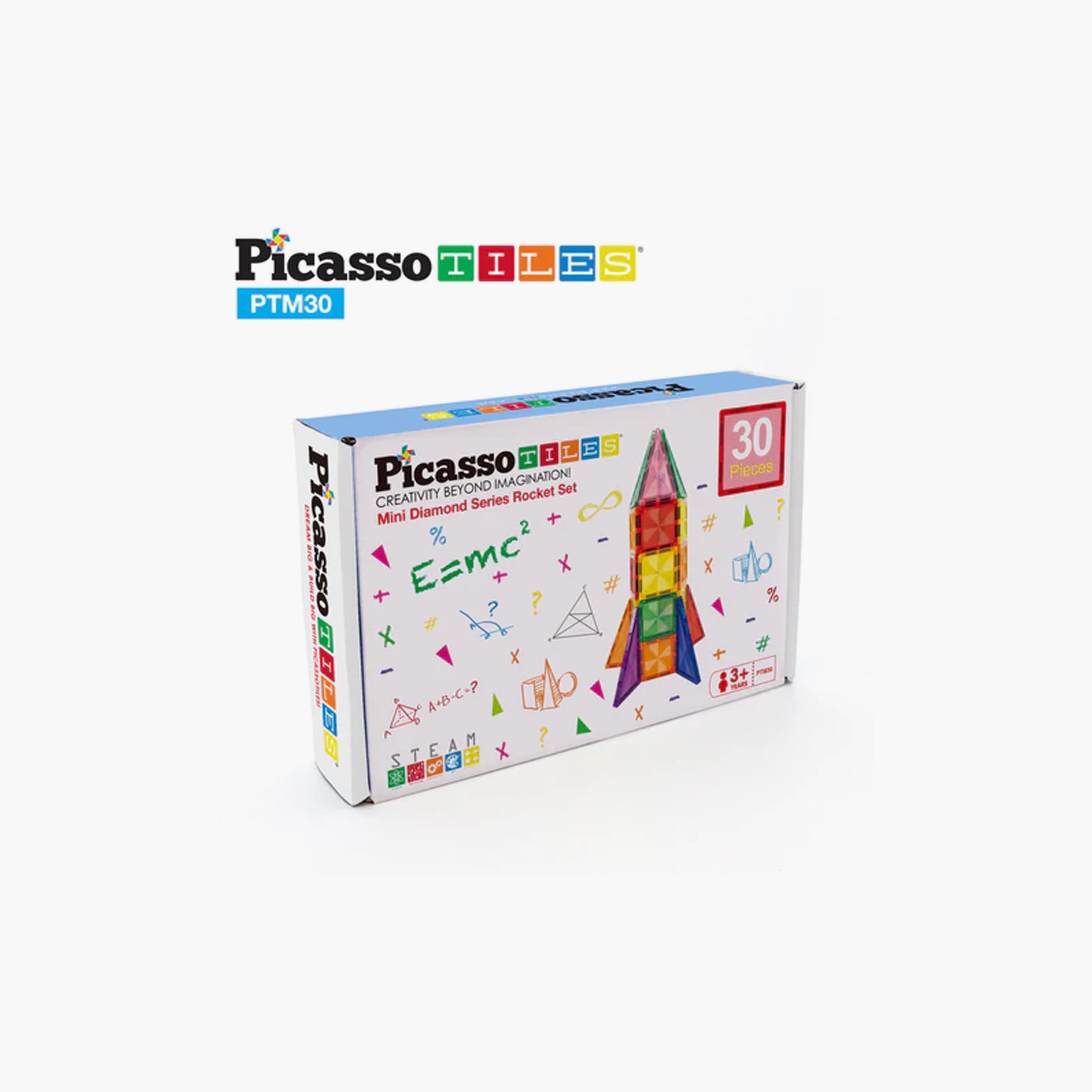 مكعبات بناء مغناطيسية ميني دايموند 30 قطعة روكيت من بيكاسو تايلز-toys-buildingblocks-magnetictoys-image-3