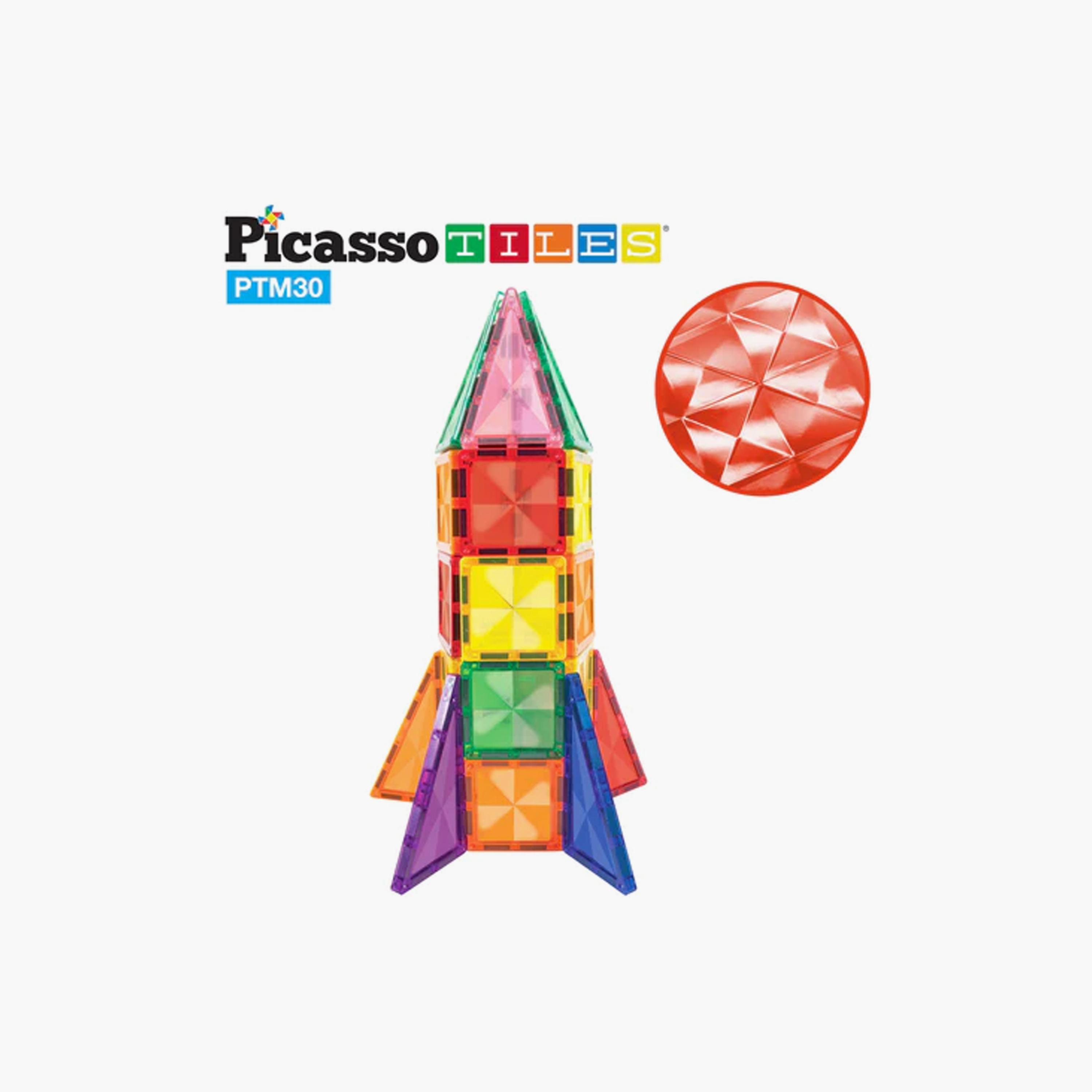 مكعبات بناء مغناطيسية ميني دايموند 30 قطعة روكيت من بيكاسو تايلز-toys-buildingblocks-magnetictoys-image-4