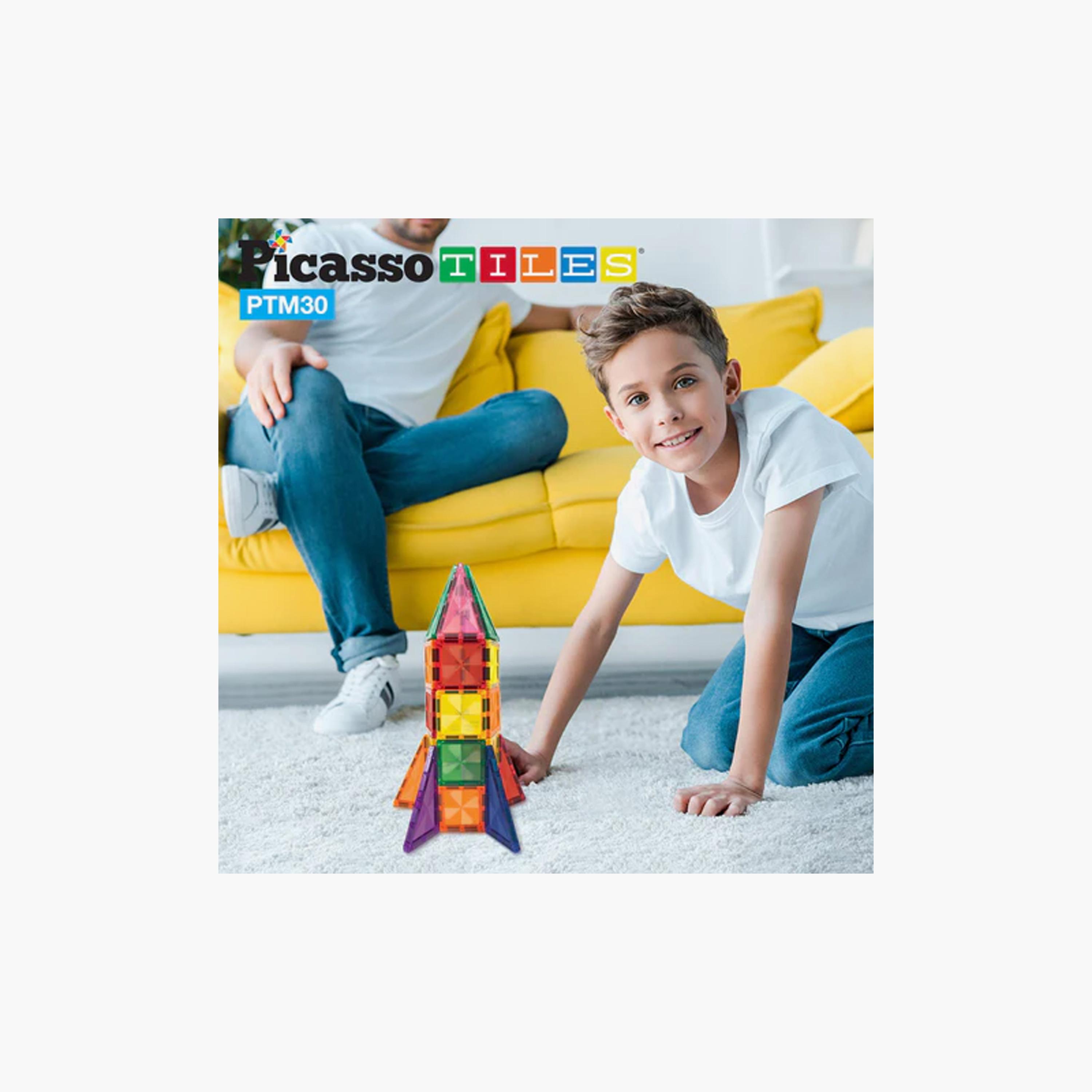 مكعبات بناء مغناطيسية ميني دايموند 30 قطعة روكيت من بيكاسو تايلز-toys-buildingblocks-magnetictoys-image-5