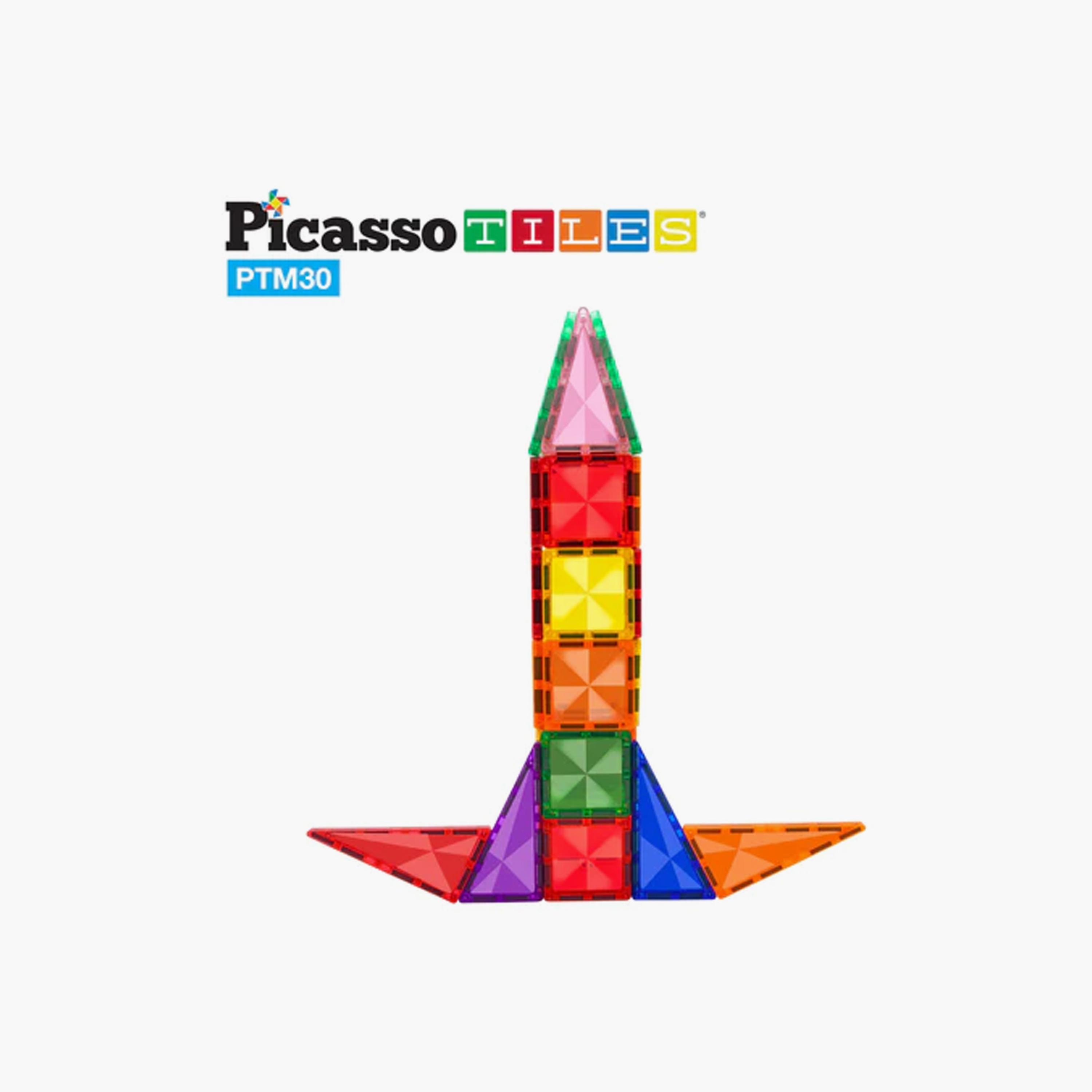 مكعبات بناء مغناطيسية ميني دايموند 30 قطعة روكيت من بيكاسو تايلز-toys-buildingblocks-magnetictoys-image-6