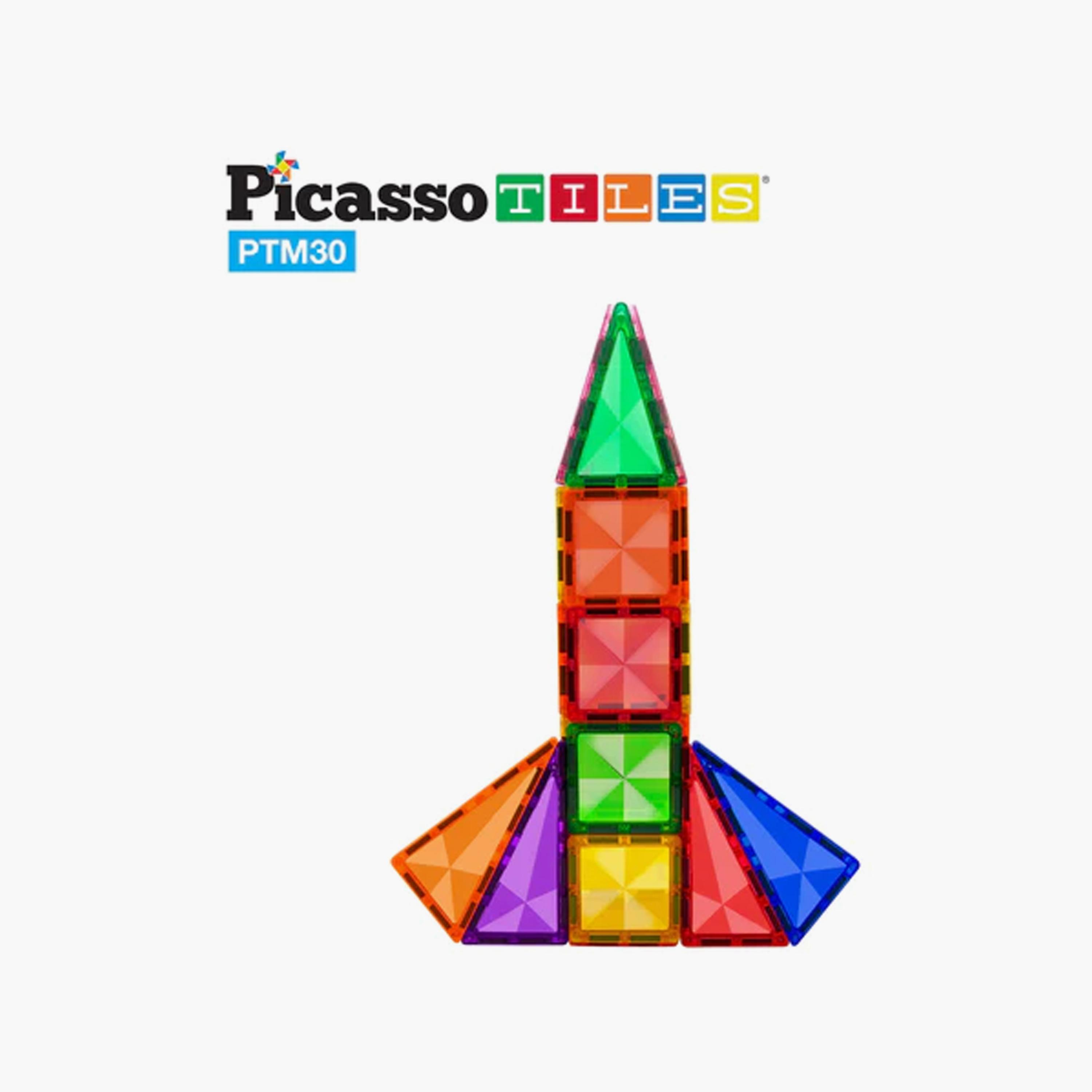 مكعبات بناء مغناطيسية ميني دايموند 30 قطعة روكيت من بيكاسو تايلز-toys-buildingblocks-magnetictoys-image-7