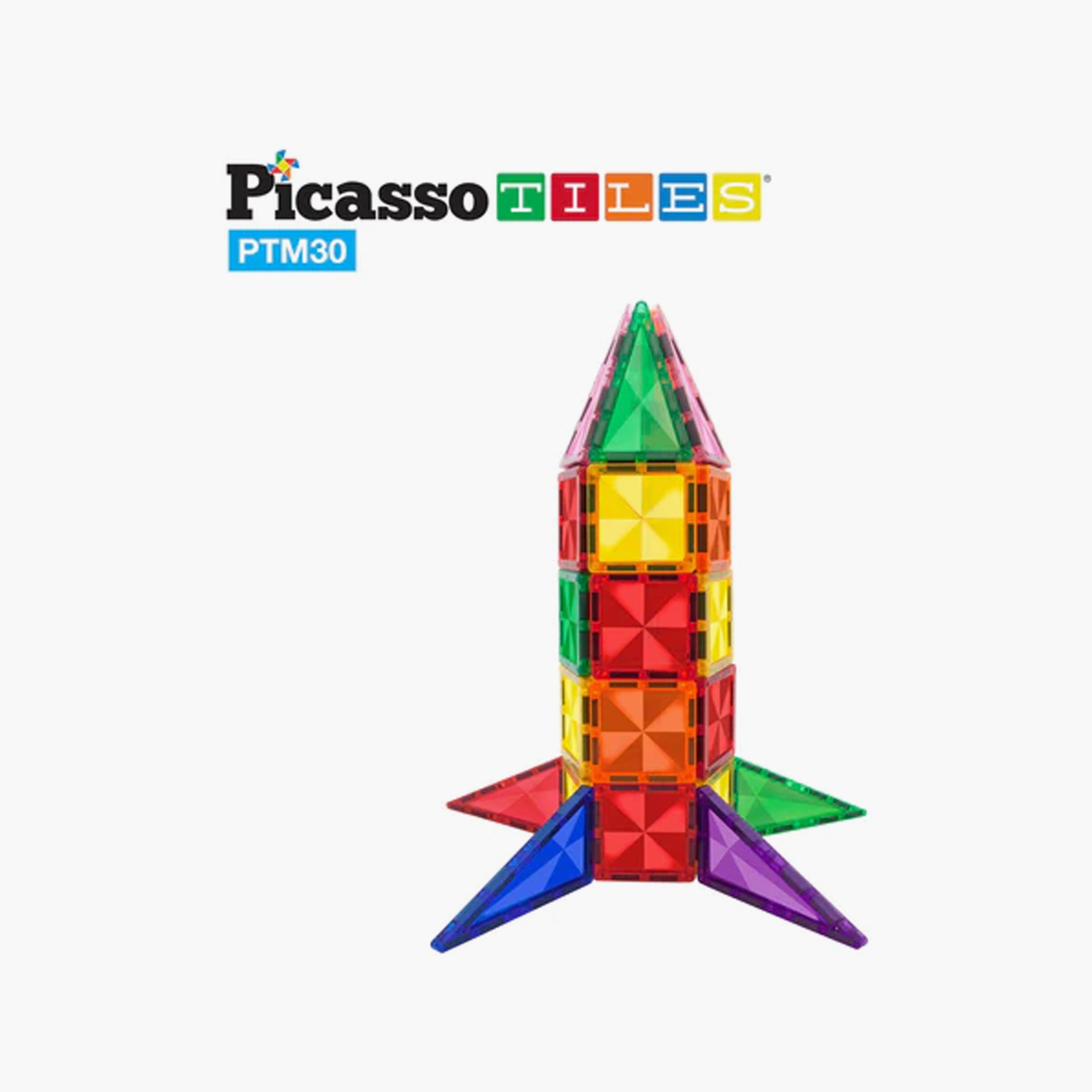 مكعبات بناء مغناطيسية ميني دايموند 30 قطعة روكيت من بيكاسو تايلز-toys-buildingblocks-magnetictoys-image-8