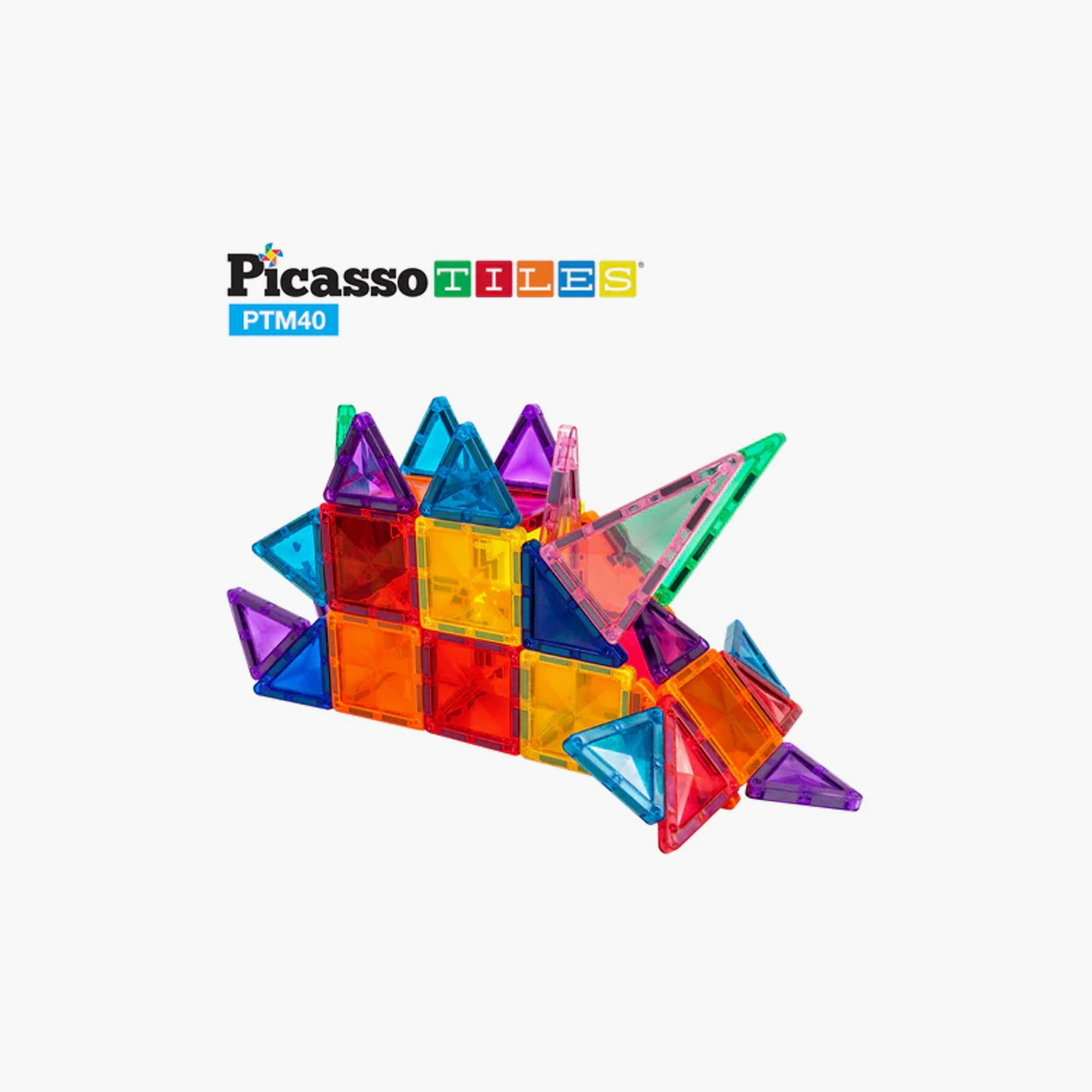 مكعبات بناء مغناطيسية ميني دايموند 40 قطعة من بيكاسو تايلز-toys-buildingblocks-magnetictoys-image-1