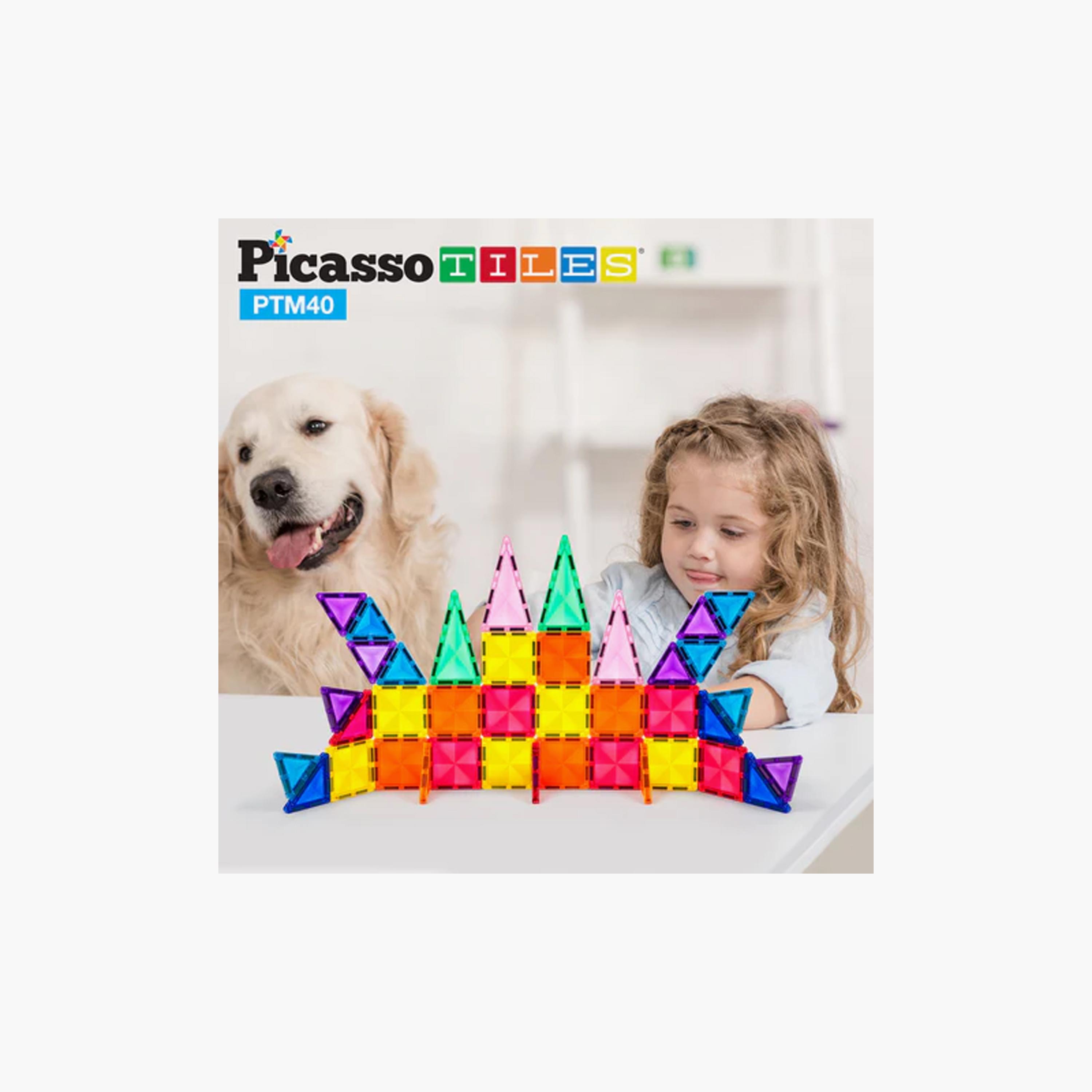 مكعبات بناء مغناطيسية ميني دايموند 40 قطعة من بيكاسو تايلز-toys-buildingblocks-magnetictoys-image-3