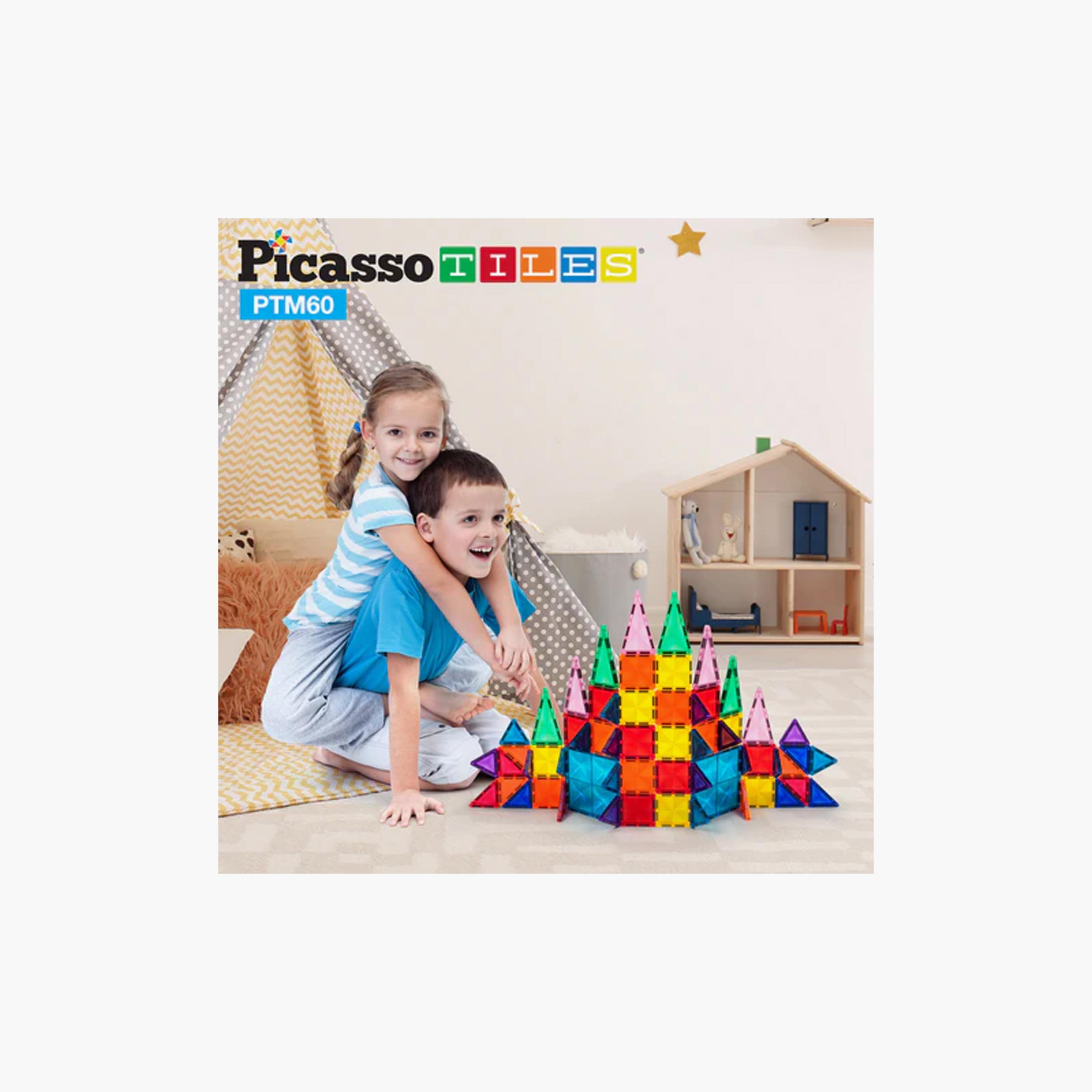 مكعبات بناء مغناطيسية ميني دايموند 60 قطعة من بيكاسو تايلز-toys-buildingblocks-magnetictoys-image-3