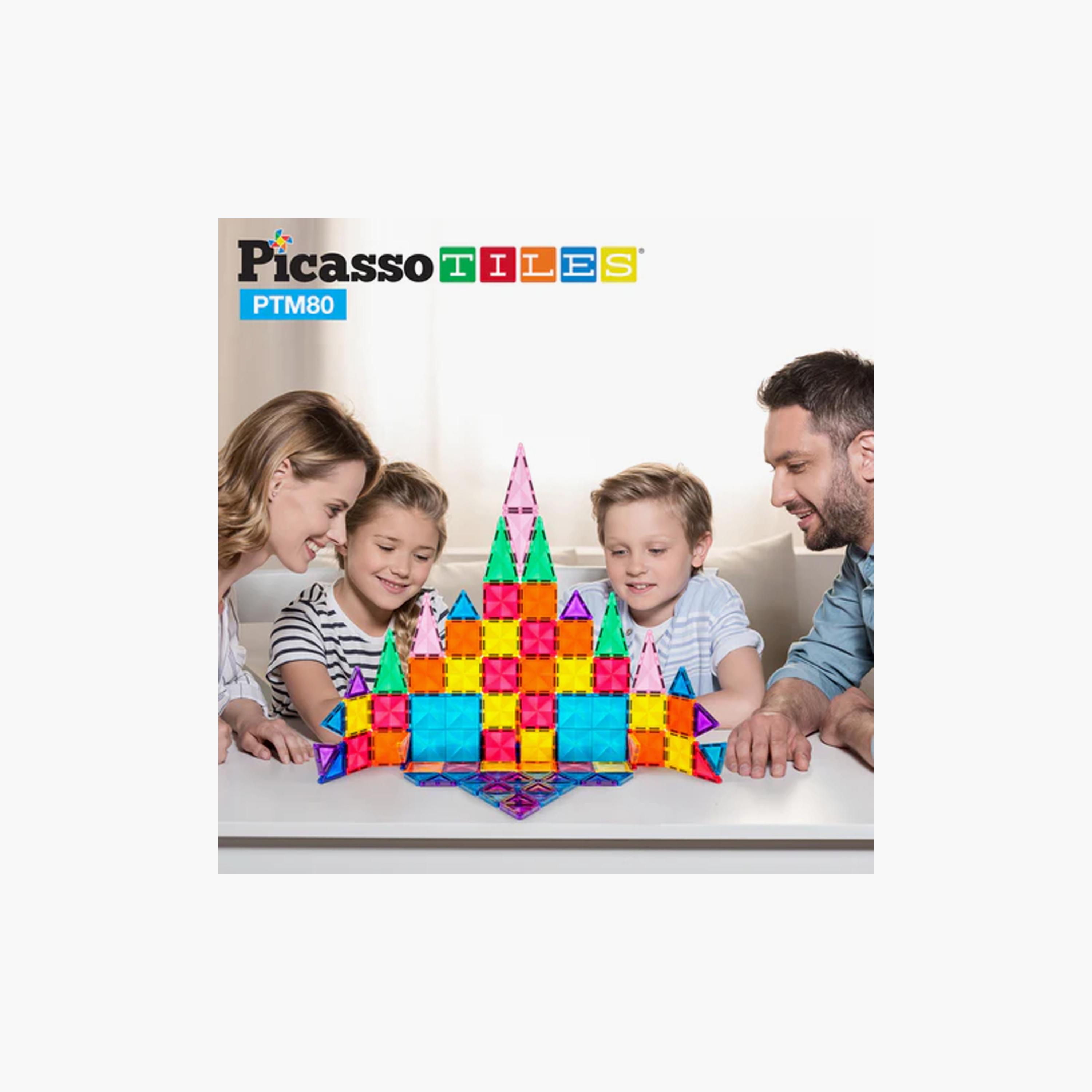 مكعبات بناء مغناطيسية ميني دايموند 80 قطعة من بيكاسو تايلز-toys-buildingblocks-magnetictoys-image-3