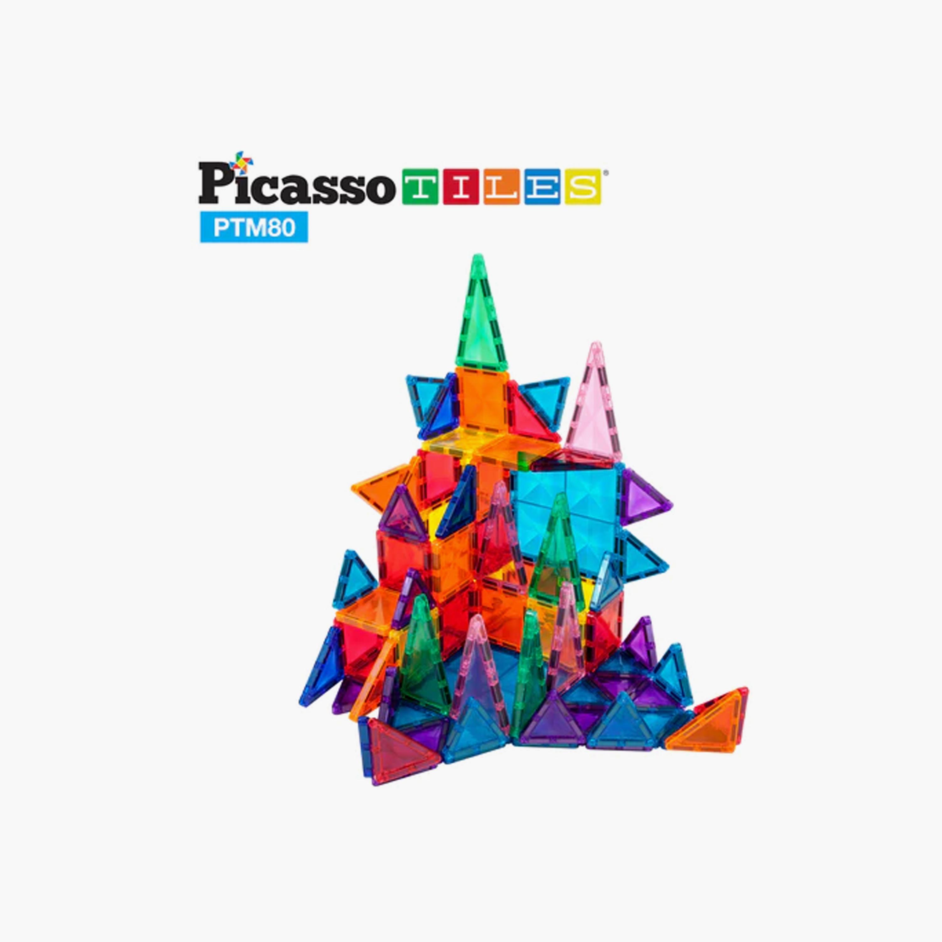 مكعبات بناء مغناطيسية ميني دايموند 80 قطعة من بيكاسو تايلز-toys-buildingblocks-magnetictoys-image-4