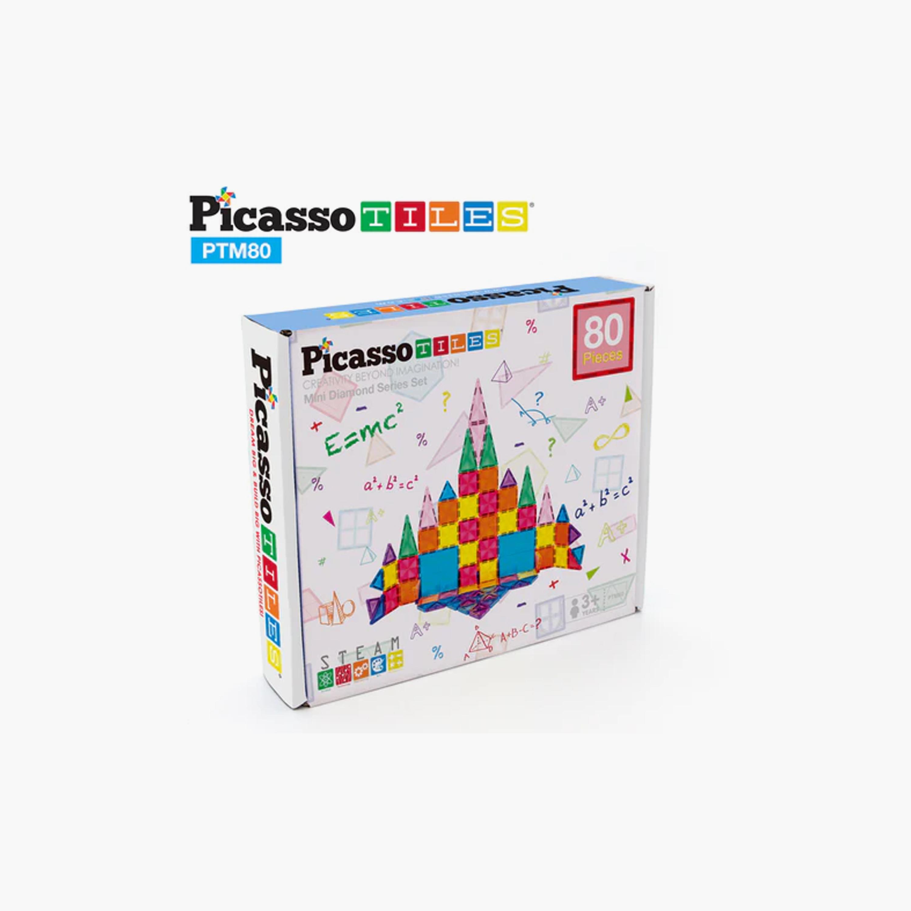 مكعبات بناء مغناطيسية ميني دايموند 80 قطعة من بيكاسو تايلز-toys-buildingblocks-magnetictoys-image-7