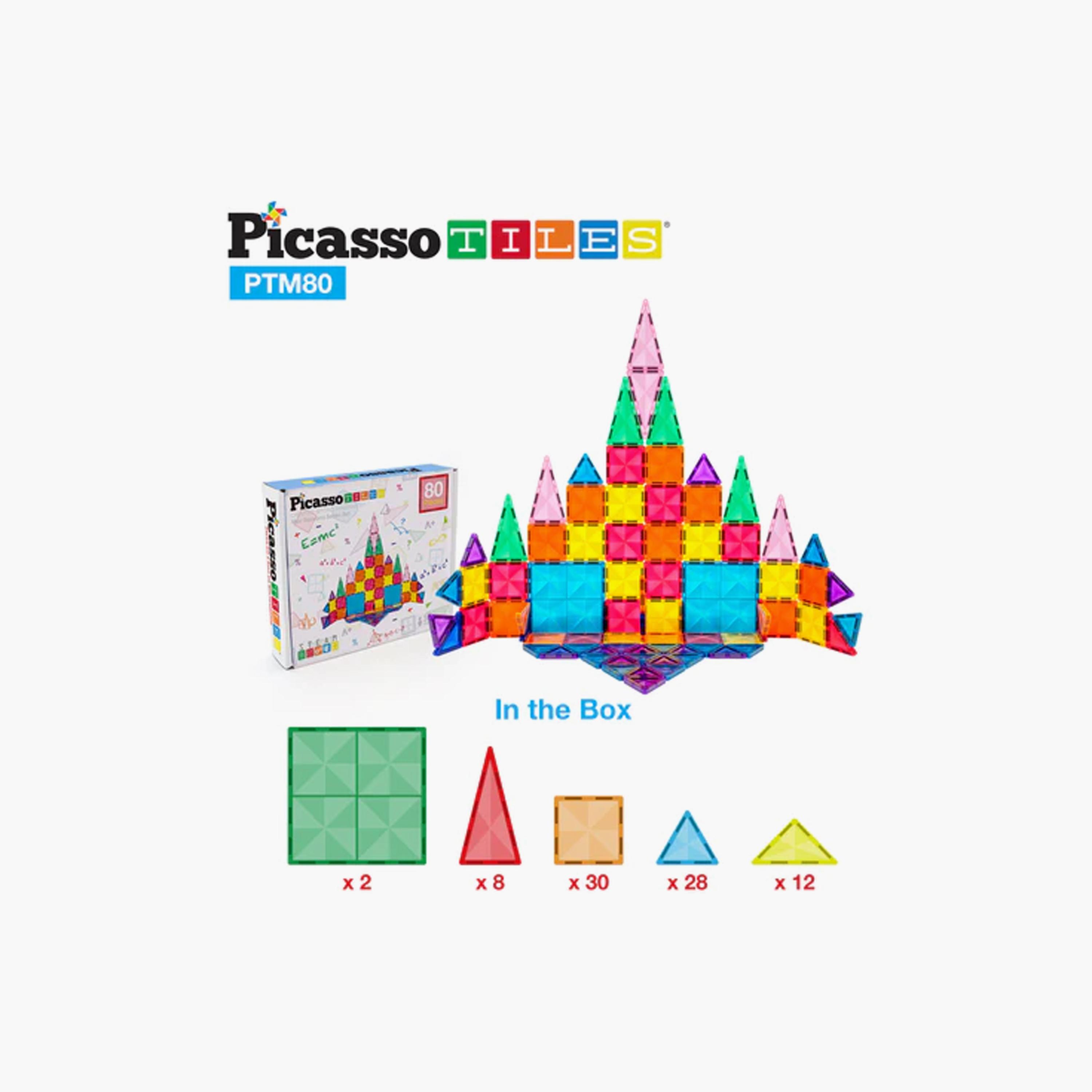 مكعبات بناء مغناطيسية ميني دايموند 80 قطعة من بيكاسو تايلز-toys-buildingblocks-magnetictoys-image-8