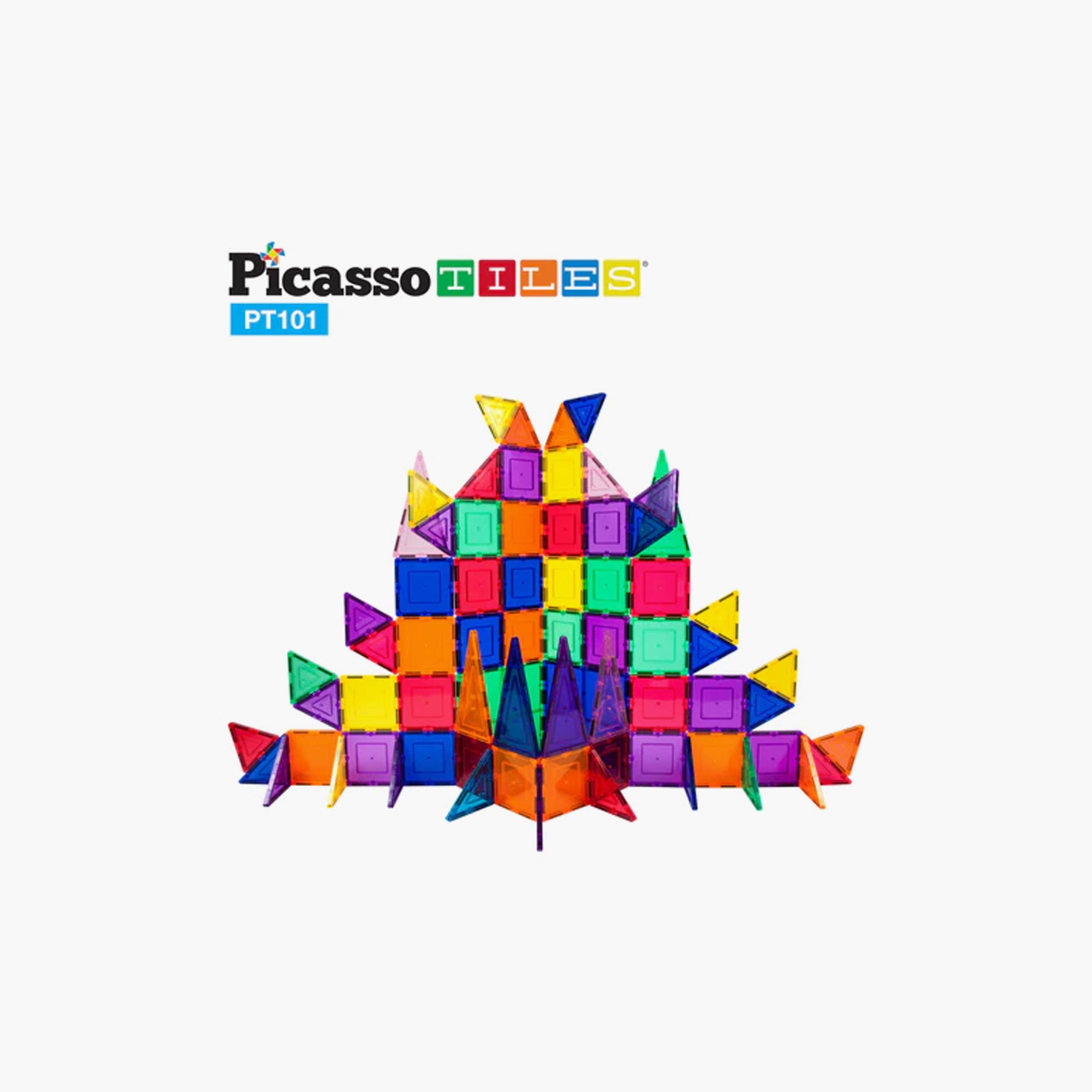 ألعاب بناء مغناطيسية ثلاثية الأبعاد 101 قطعة من بيكاسو تايلز-toys-buildingblocks-magnetictoys-image-1
