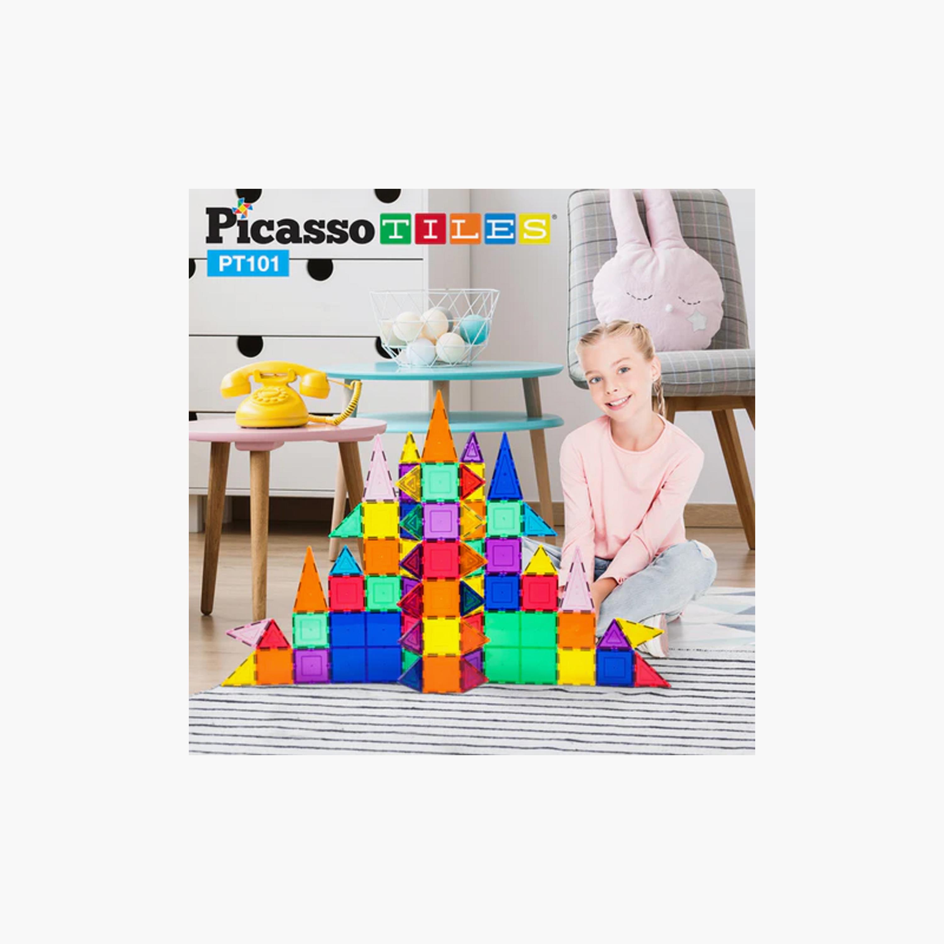 ألعاب بناء مغناطيسية ثلاثية الأبعاد 101 قطعة من بيكاسو تايلز-toys-buildingblocks-magnetictoys-image-4