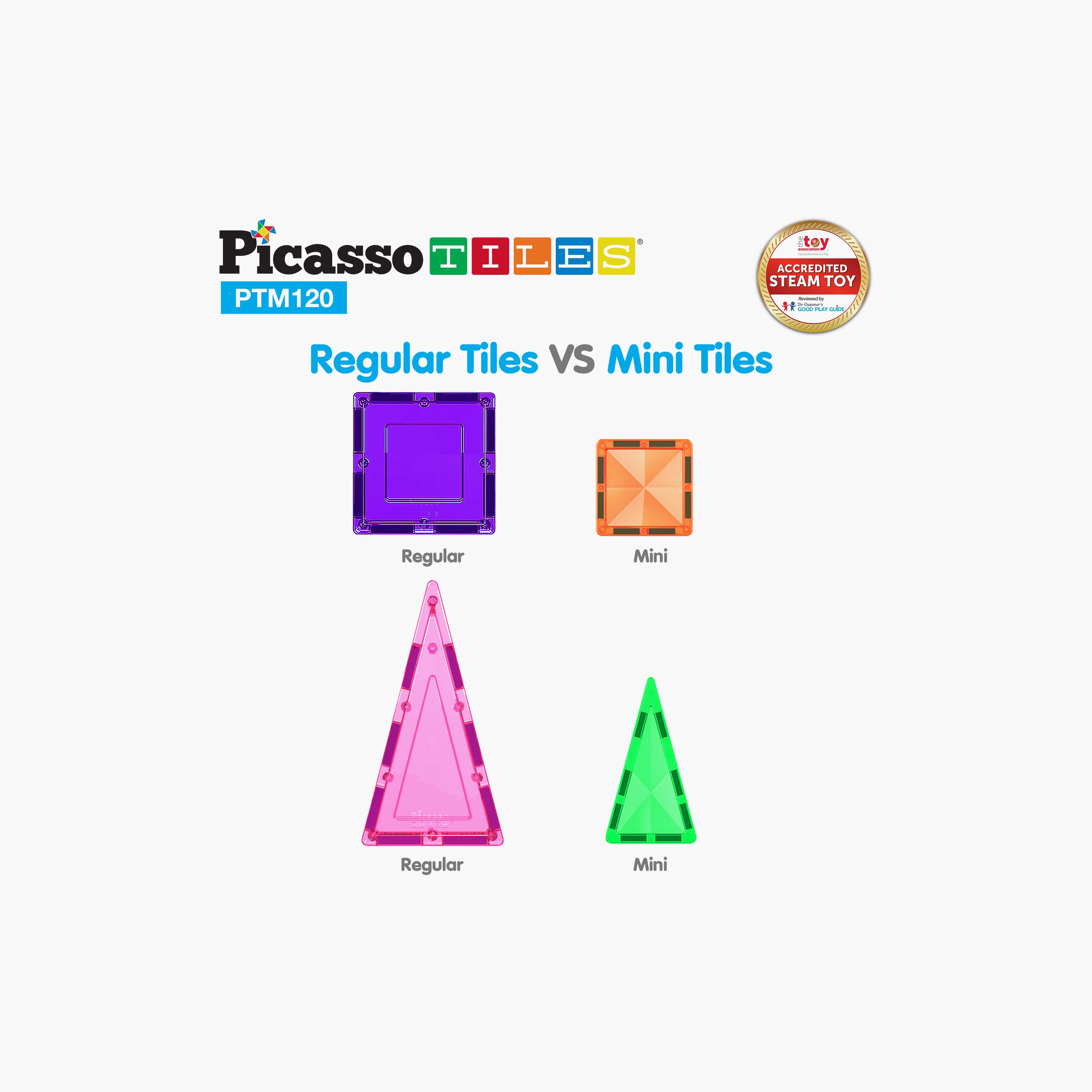 لعبة مكعبات بناء مغناطيسية من سلسلة ميني دايموند مكونة من 120 قطعة من بيكاسو تايلز-toys-buildingblocks-magnetictoys-image-11