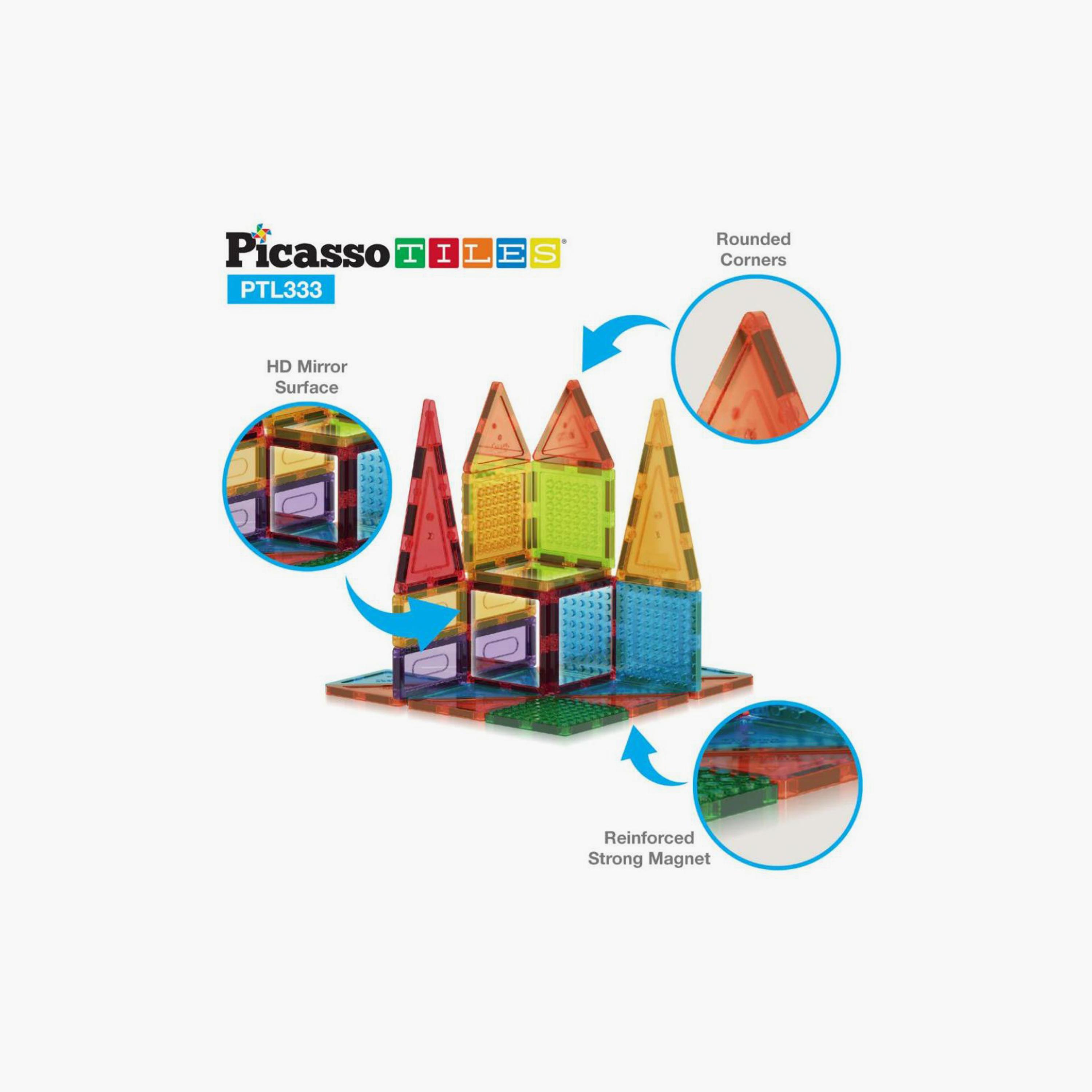 333 قطعة مغناطيسية للبناء والبلاط ثلاثي الأبعاد من بيكاسو تايلز-toys-buildingblocks-magnetictoys-image-6