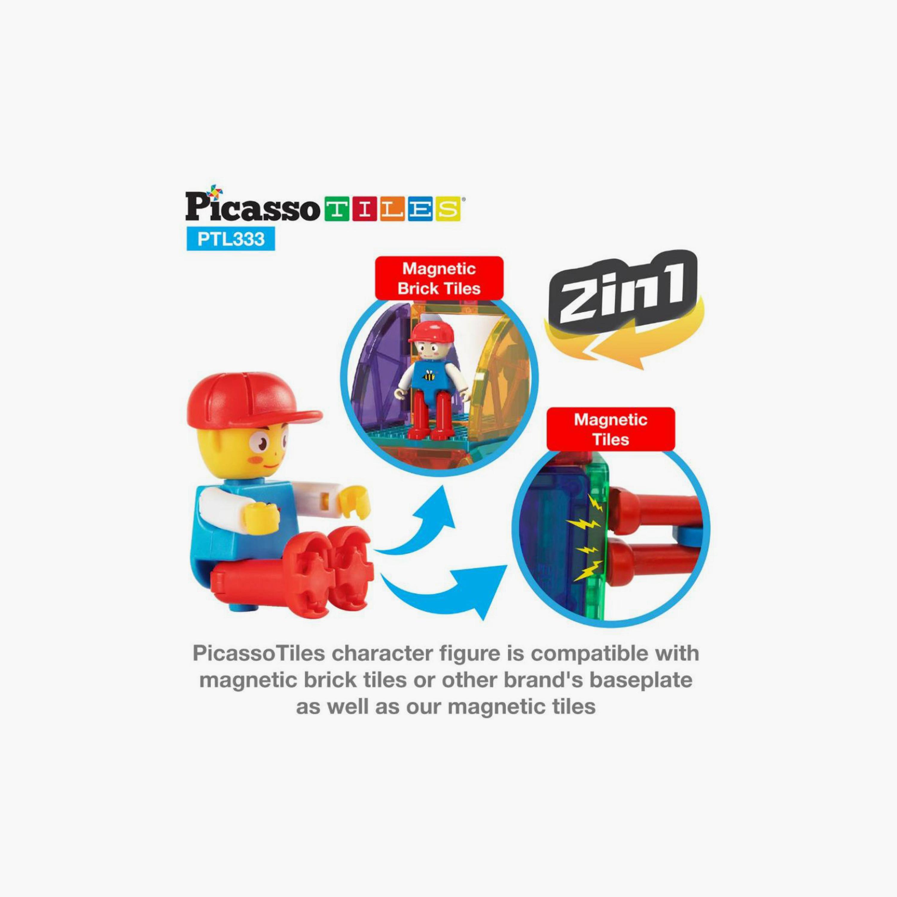 333 قطعة مغناطيسية للبناء والبلاط ثلاثي الأبعاد من بيكاسو تايلز-toys-buildingblocks-magnetictoys-image-7