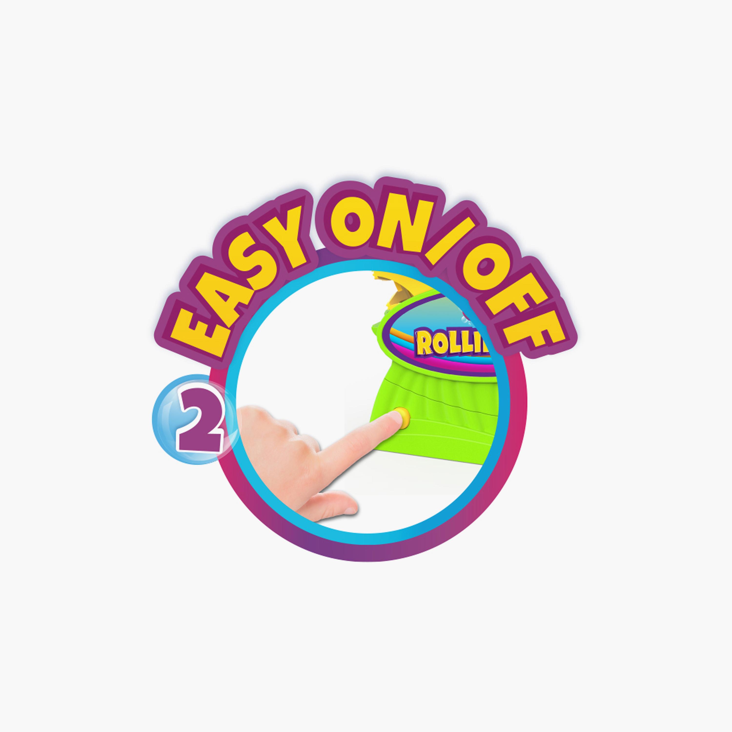 جهاز نفخ جازيليون رولين ويف يعمل بالبطارية مع محلول من فنرايز - 118 مل-toys-outdoor-poolandbeach-waterandbubbleguns-image-3
