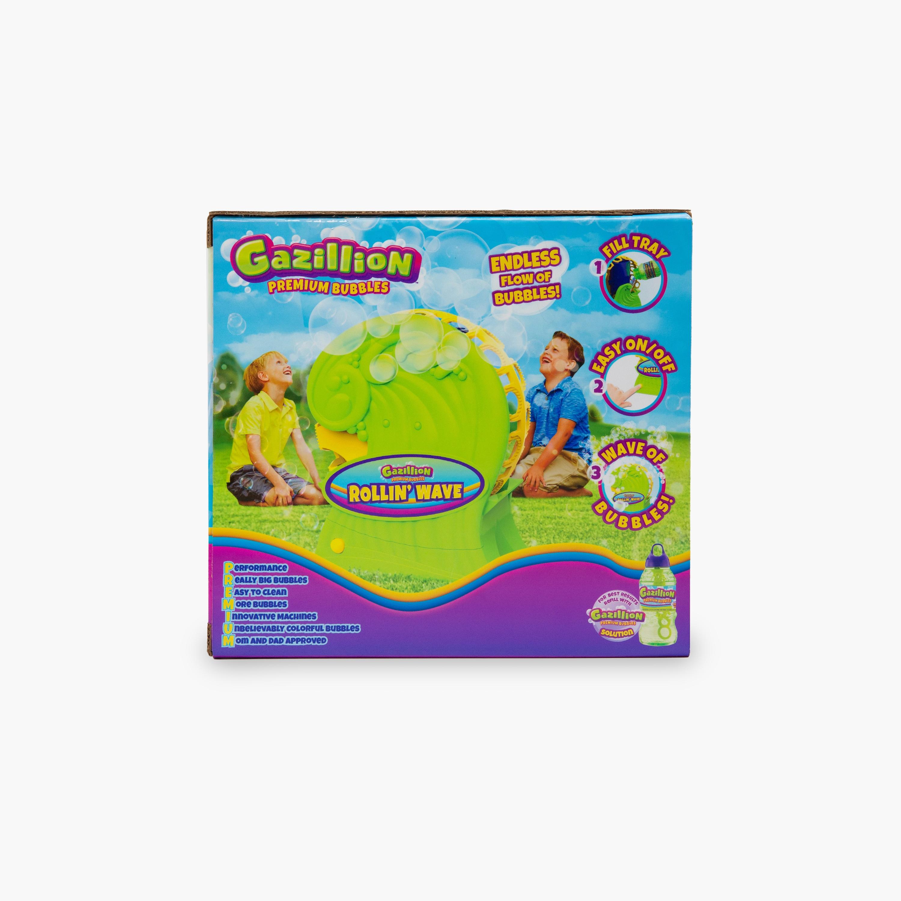 جهاز نفخ جازيليون رولين ويف يعمل بالبطارية مع محلول من فنرايز - 118 مل-toys-outdoor-poolandbeach-waterandbubbleguns-image-4