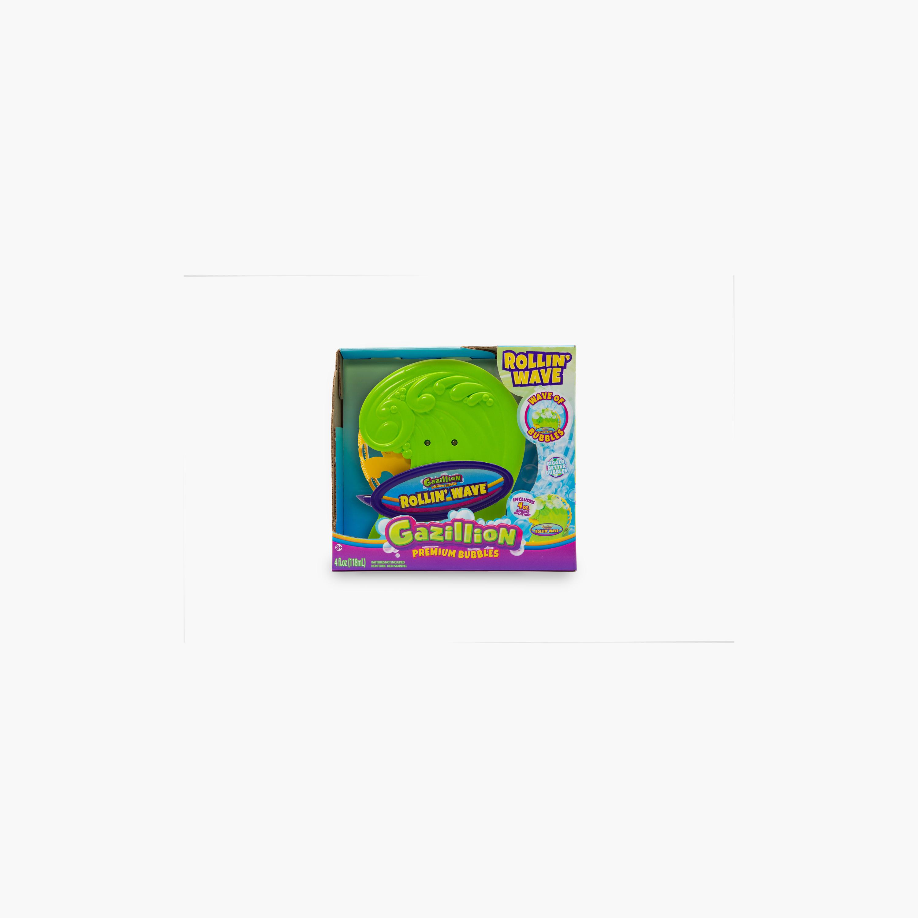 جهاز نفخ جازيليون رولين ويف يعمل بالبطارية مع محلول من فنرايز - 118 مل-toys-outdoor-poolandbeach-waterandbubbleguns-image-6