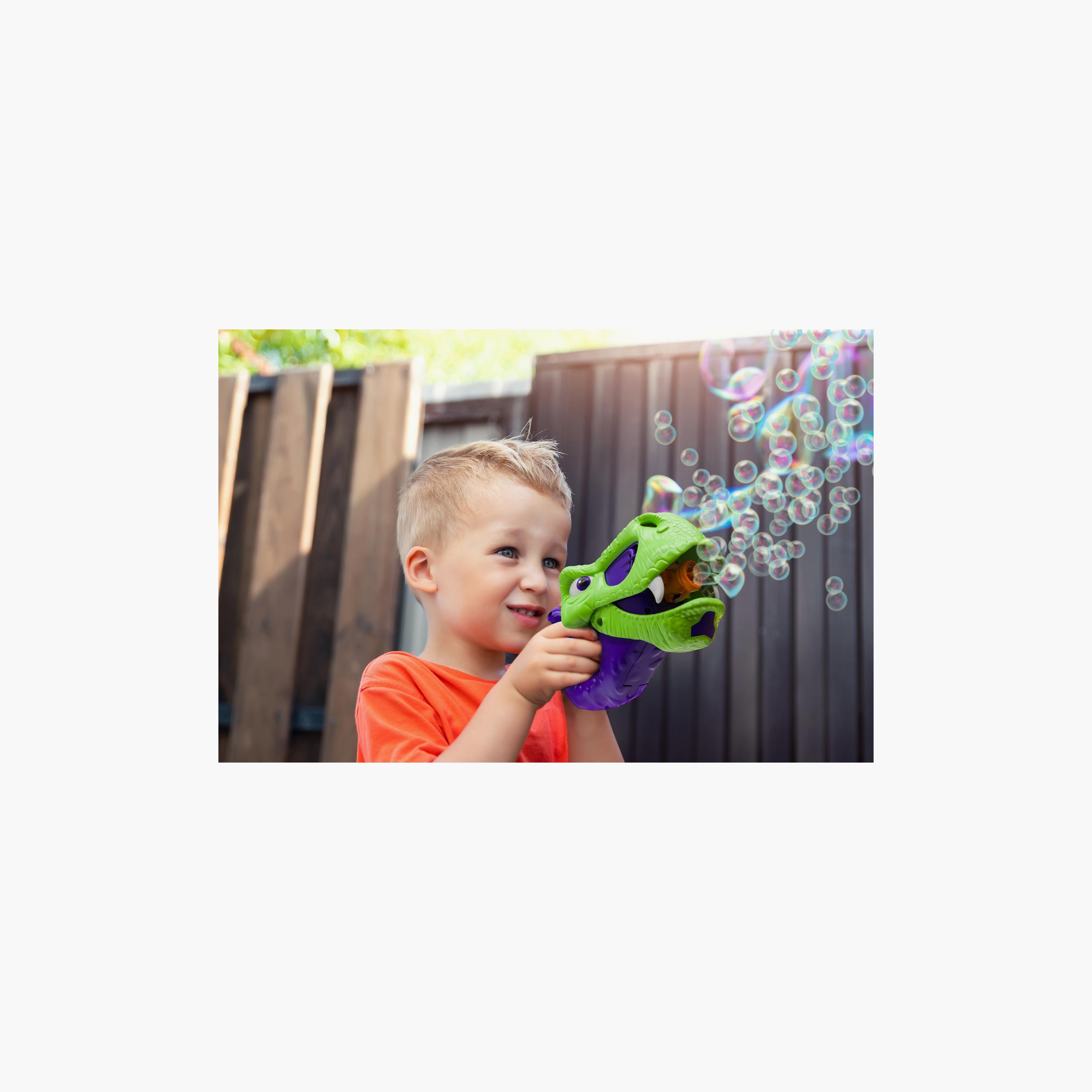 Funrise Battery Operated Gazillion Bubbles Roarin Rex Bubble Blaster Gun with Solution - 118 ml-toys-outdoor-poolandbeach-waterandbubbleguns-image-2