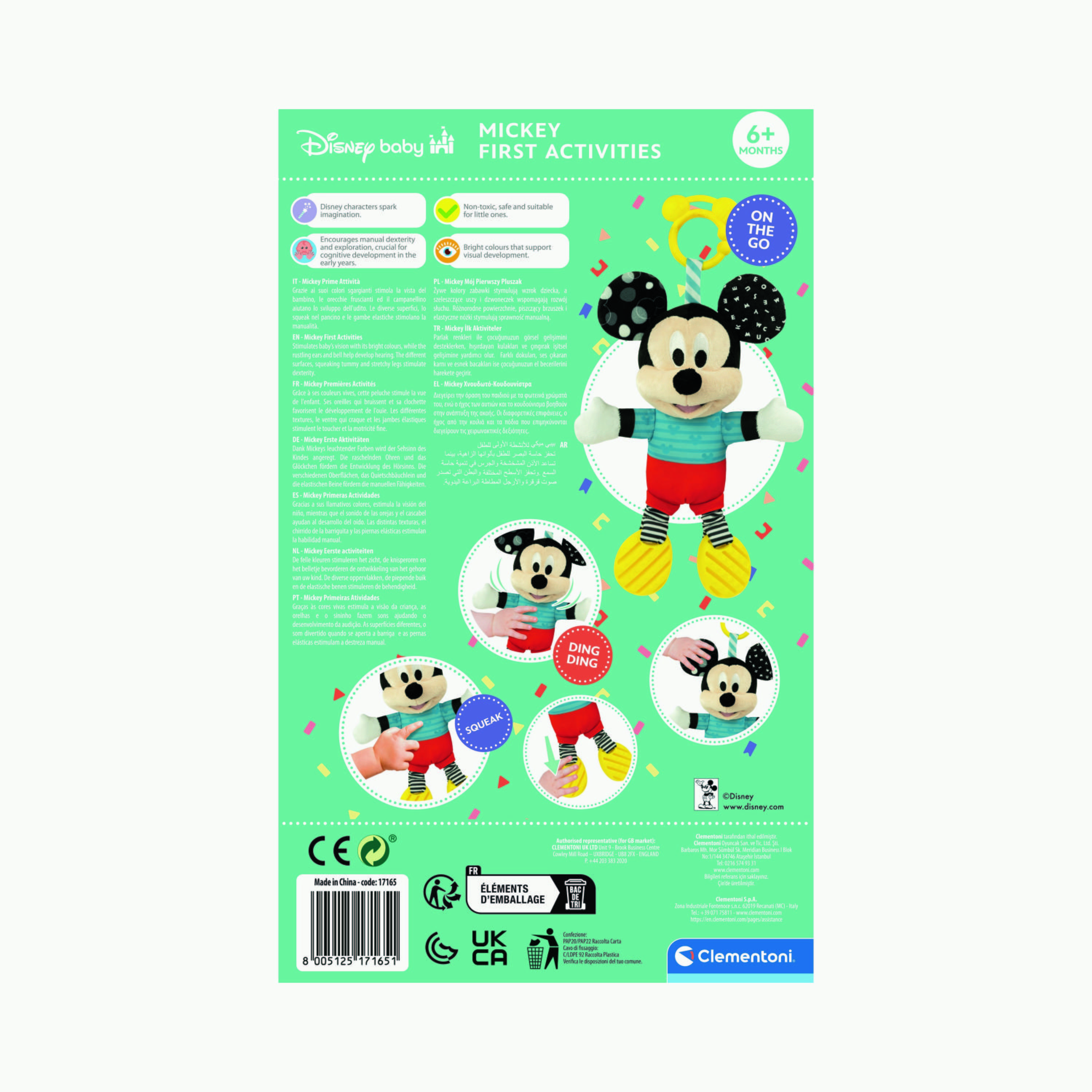Disney Baby Mickey First Activities Soft & Squishy Plush Toy-toys-plushsofttoys-animals-image-5