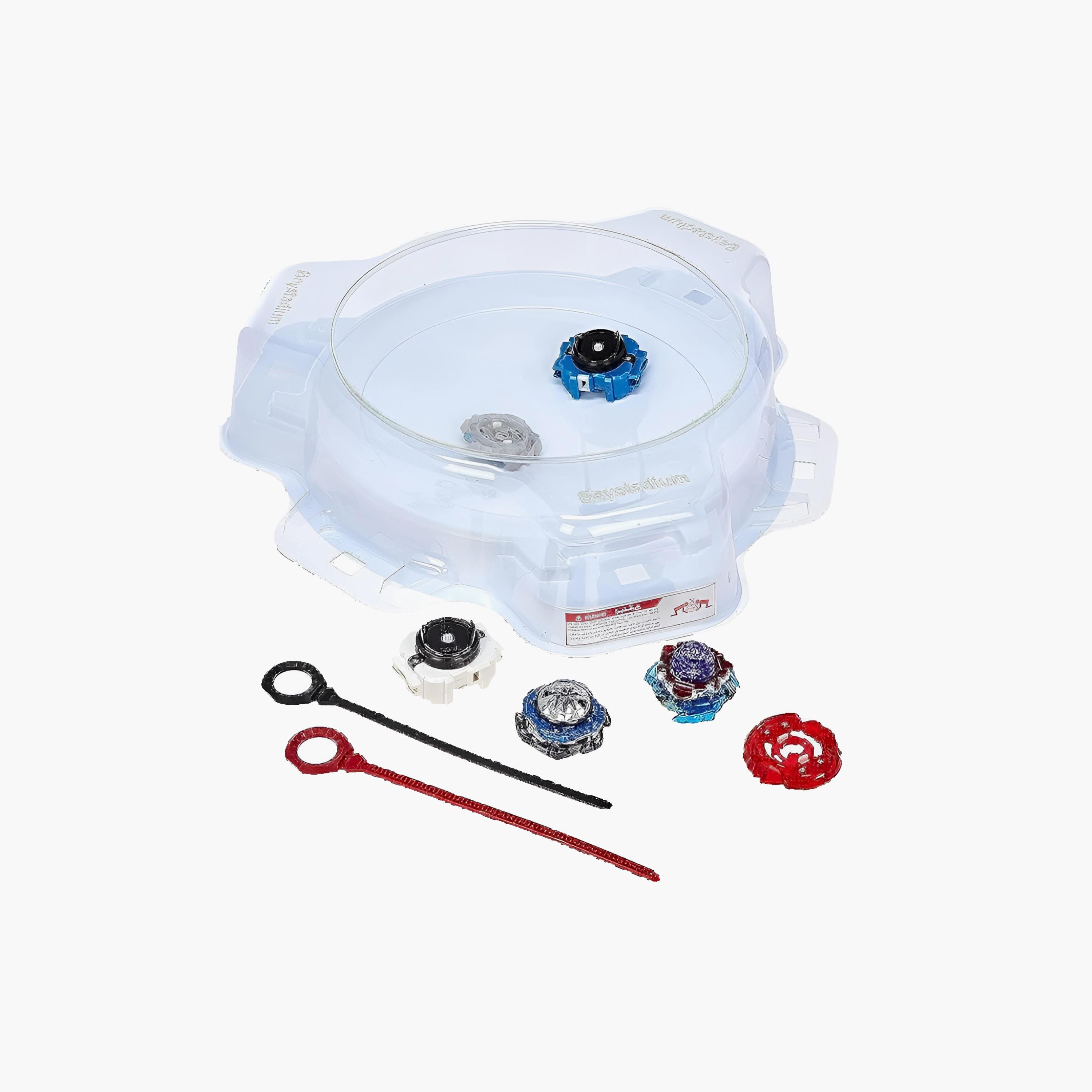 Beyblade Series 4 Beybattle Burst Rise Battle Set with 2 Tops, 2 Launchers & Stadium-toys-noveltyandcollectibles-fidgettoys-image-1