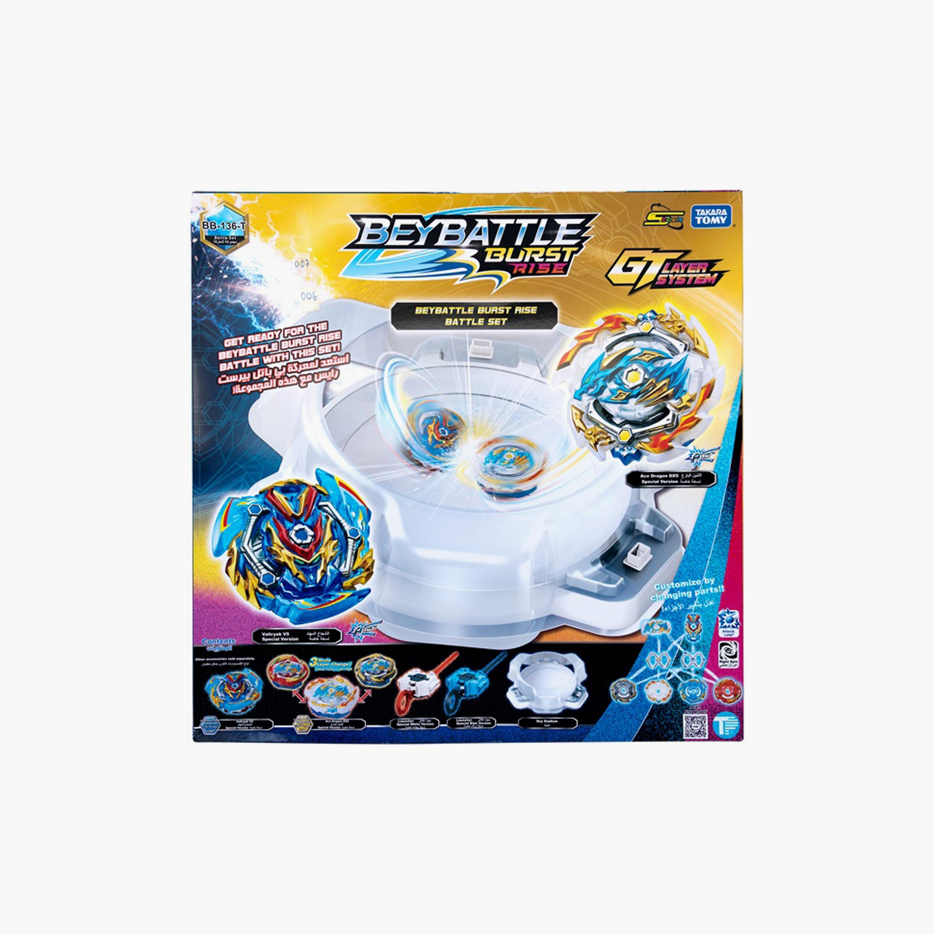 Beyblade Series 4 Beybattle Burst Rise Battle Set with 2 Tops, 2 Launchers & Stadium-toys-noveltyandcollectibles-fidgettoys-image-3