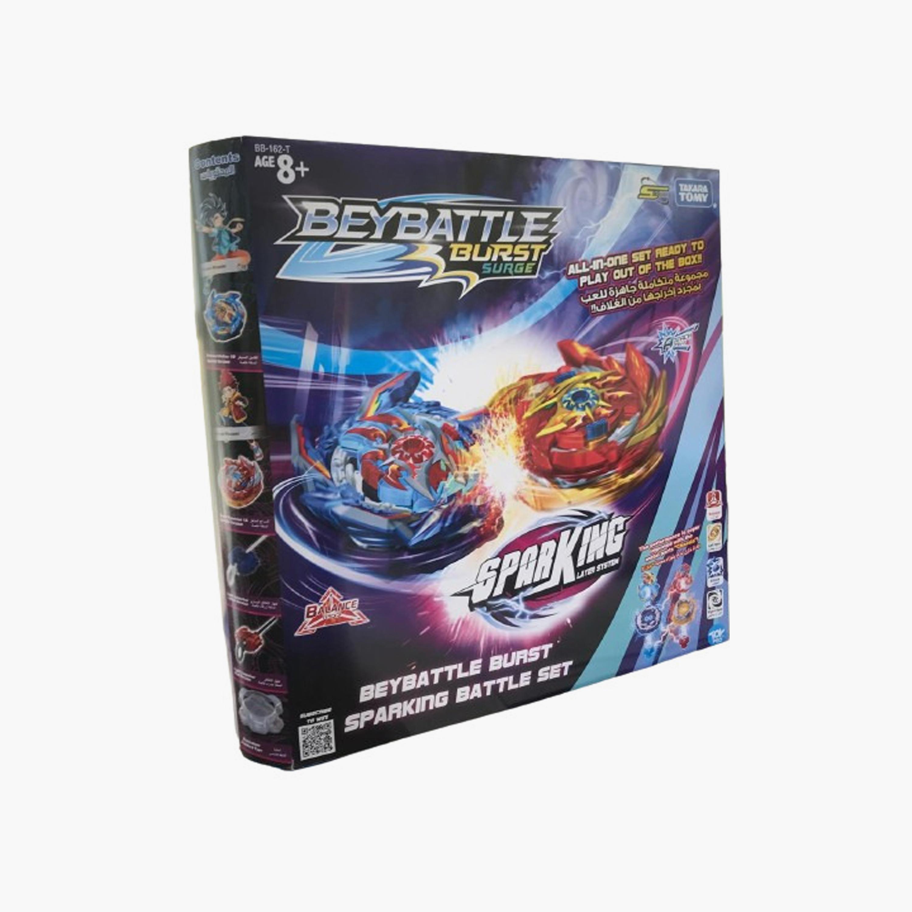 مجموعة من 4 قطع من سلسلة بي باتل سباركينج توب مع قاذفات وحبال تمزيق من بيبليد-toys-noveltyandcollectibles-fidgettoys-image-7