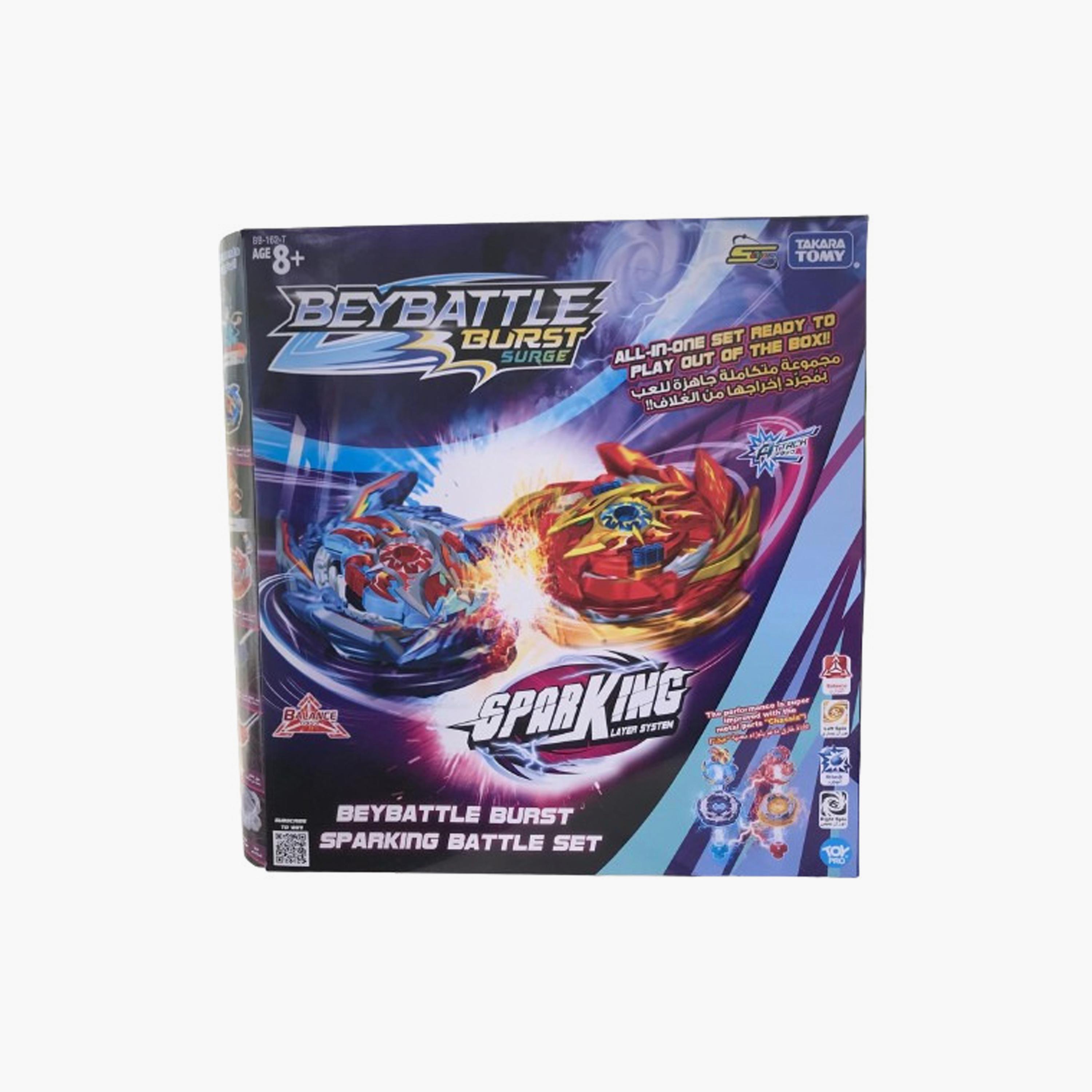 مجموعة من 4 قطع من سلسلة بي باتل سباركينج توب مع قاذفات وحبال تمزيق من بيبليد-toys-noveltyandcollectibles-fidgettoys-image-8