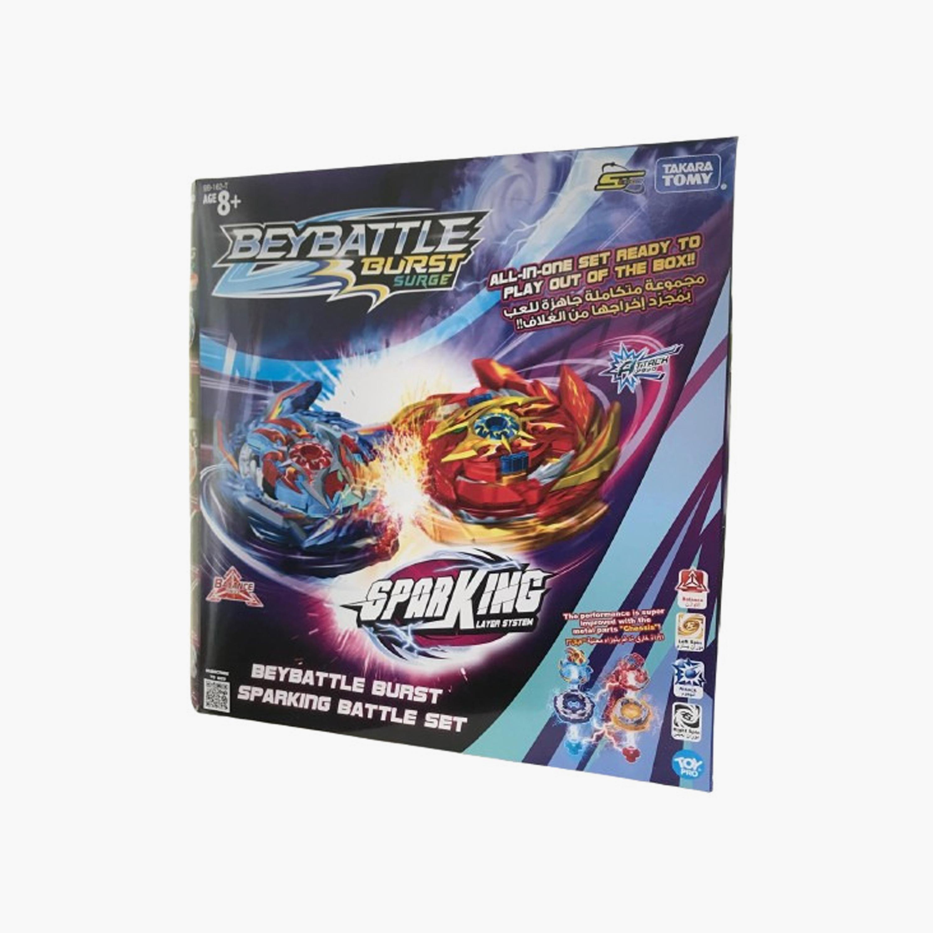مجموعة من 4 قطع من سلسلة بي باتل سباركينج توب مع قاذفات وحبال تمزيق من بيبليد-toys-noveltyandcollectibles-fidgettoys-image-9