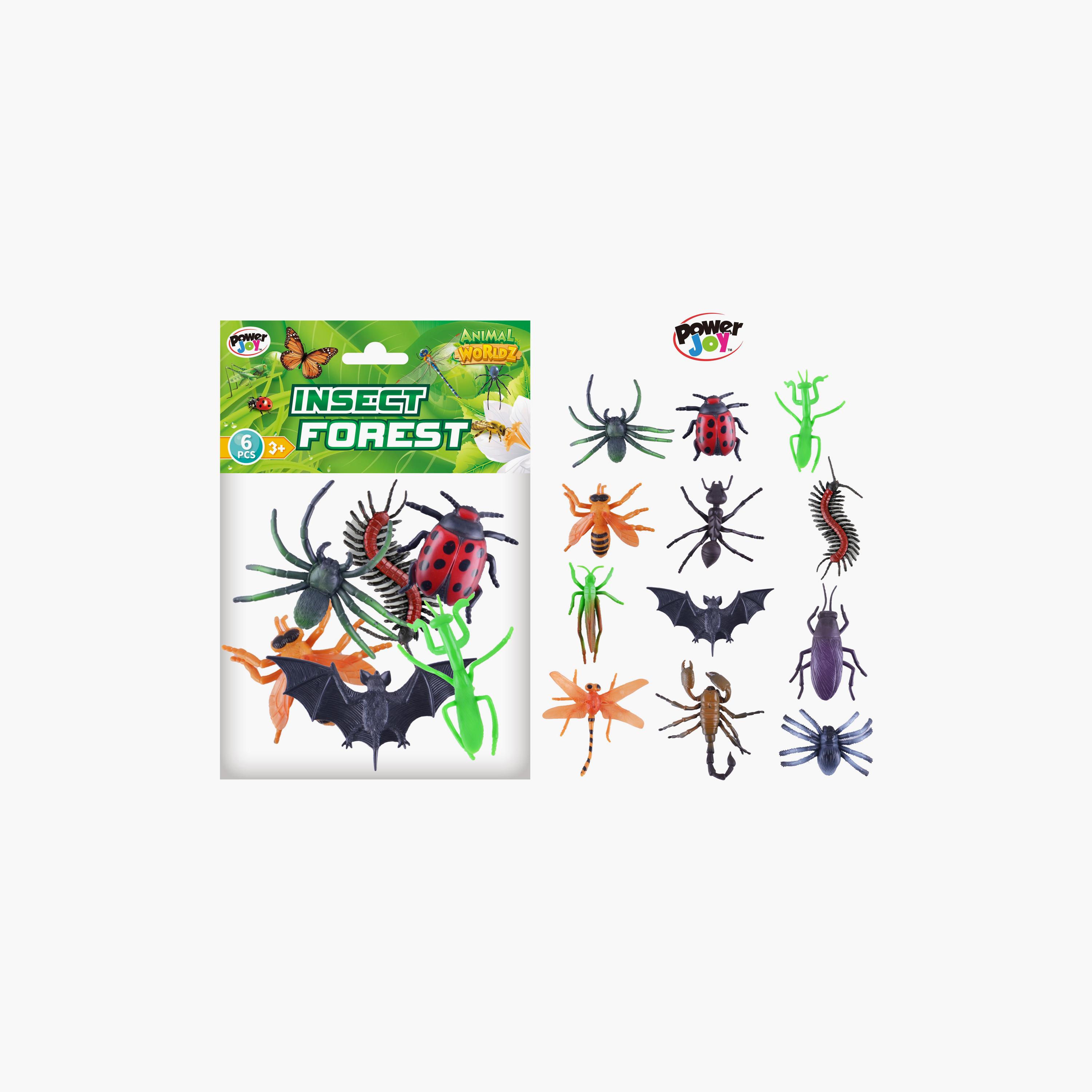 Power Joy 6-Piece Animal Worldz Insects - 4 Inch-toys-playfigures-actionfigures-image-3