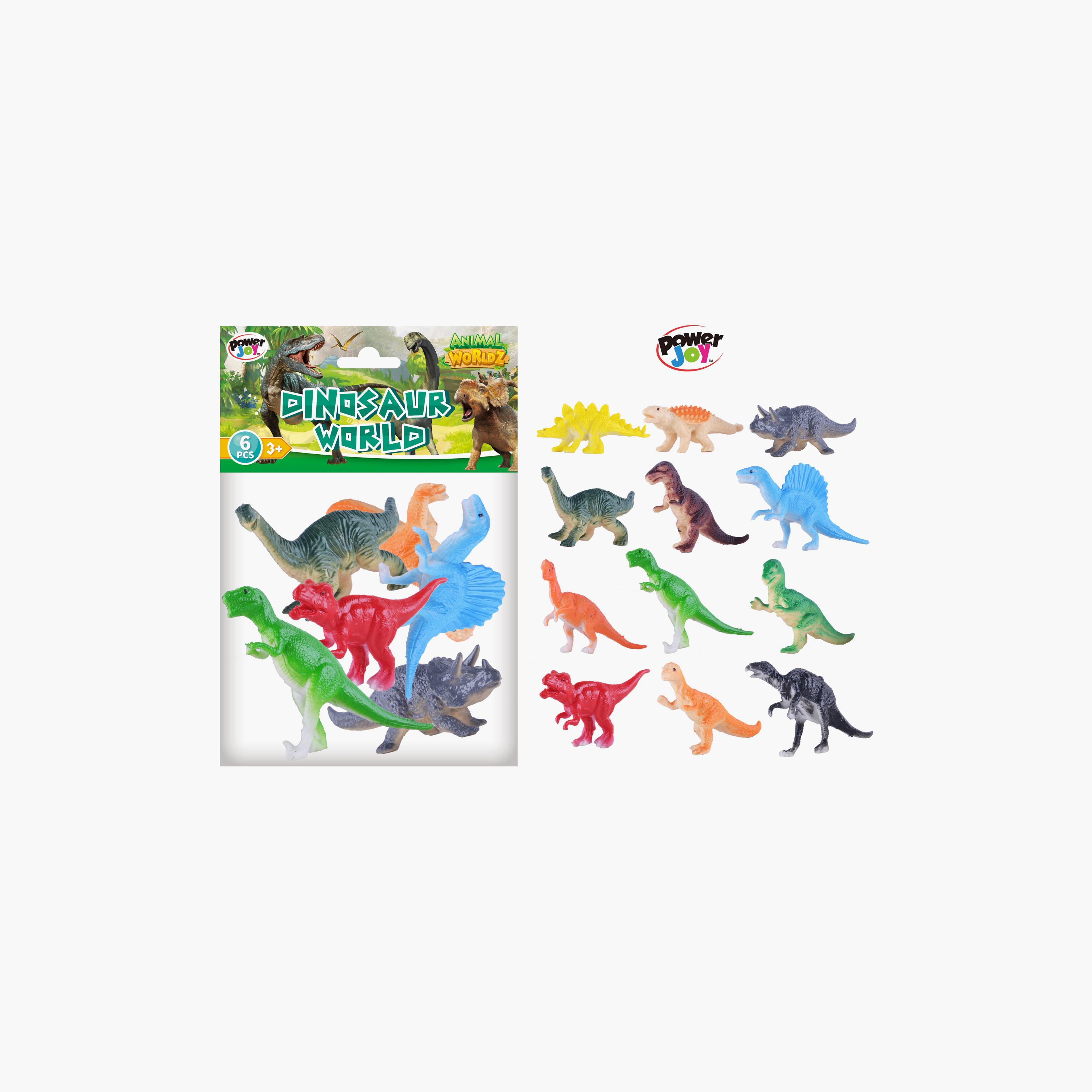 Power Joy 6-Piece Animal Worldz Dinosaur - 4 Inch-toys-playfigures-actionfigures-image-3