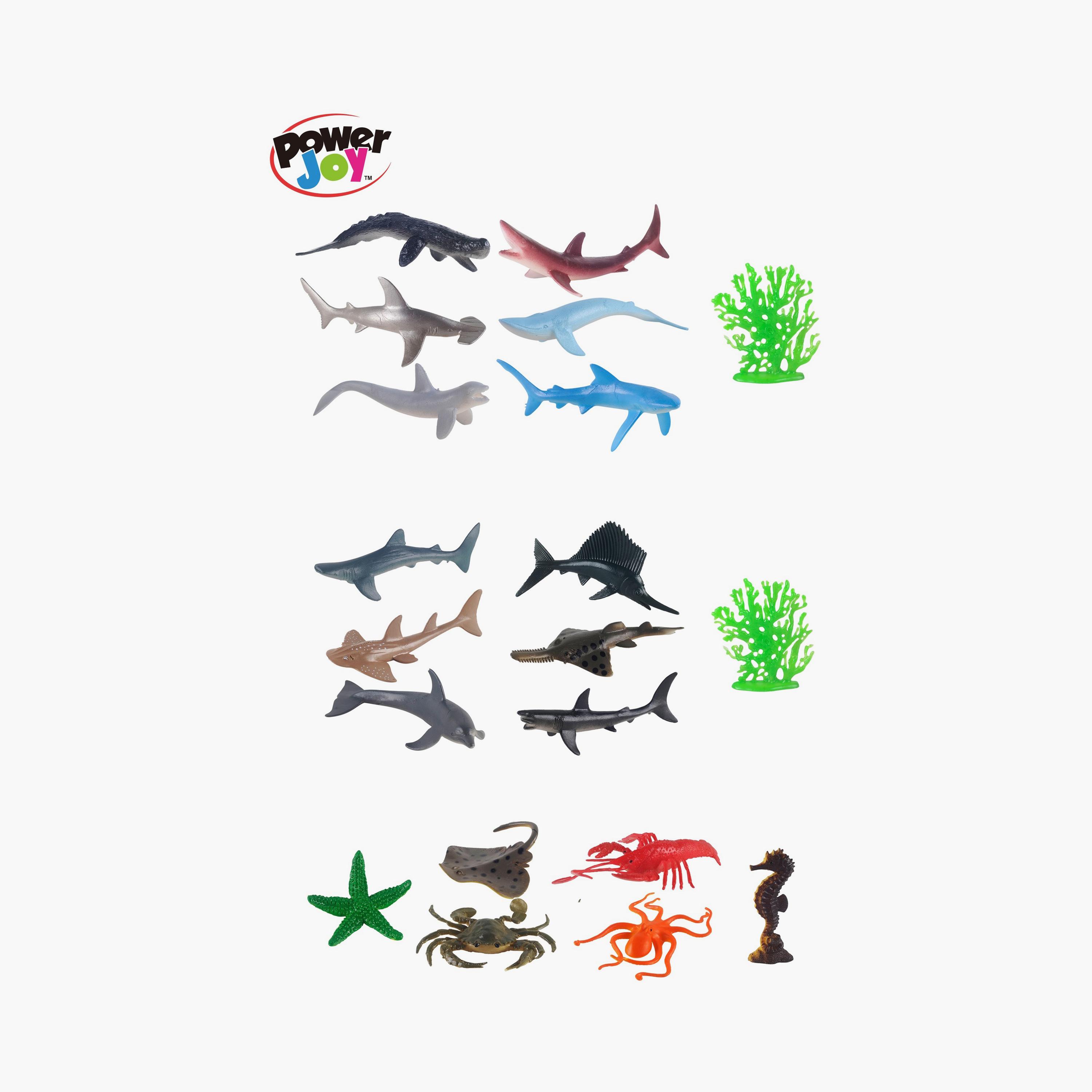Power Joy 6-Piece Animal Worldz Sea World - 4 Inch-toys-playfigures-actionfigures-image-2