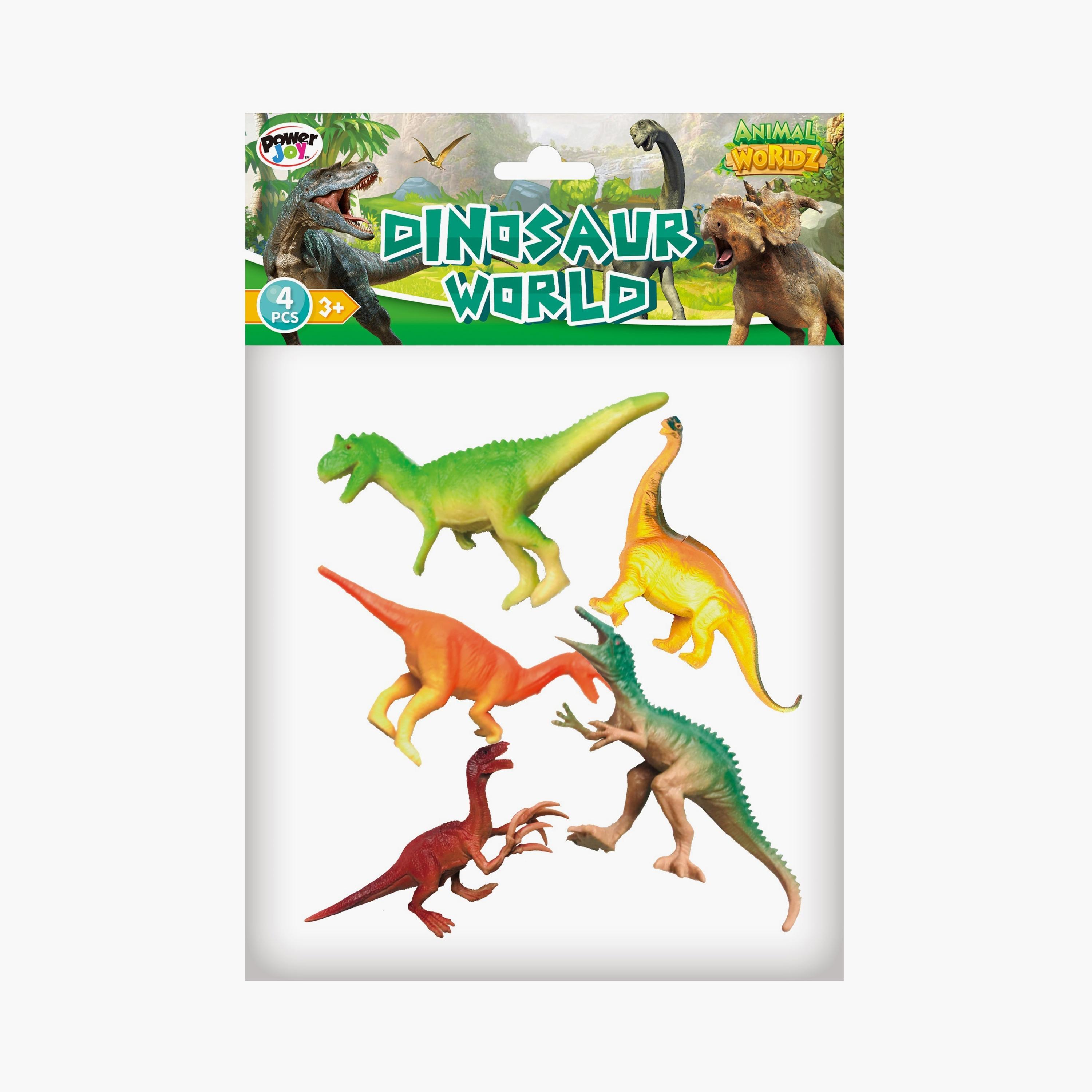 ديناصور أنيمال وورلدز، 4 قطع من باور جوي - 6 بوصات-toys-playfigures-actionfigures-image-1