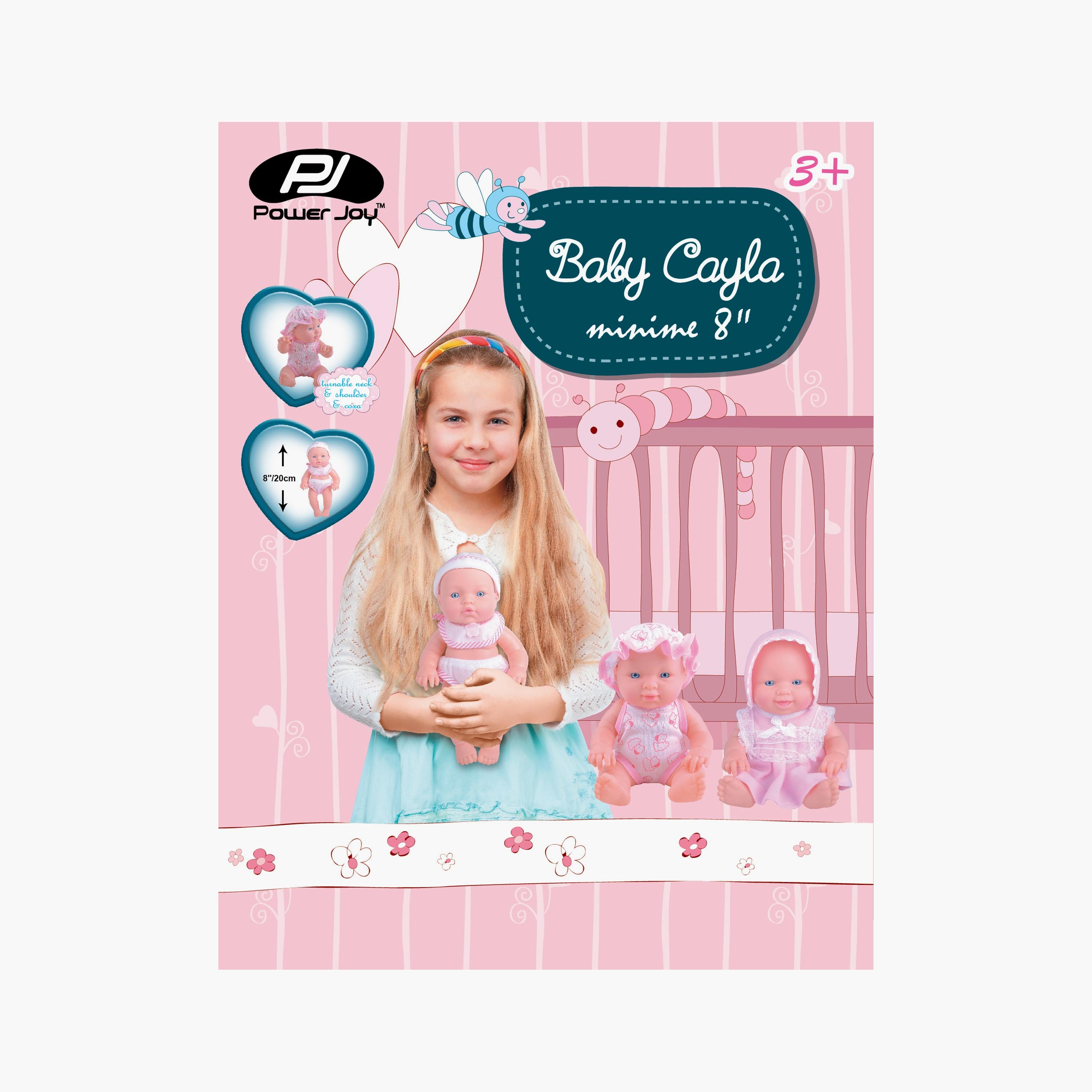 Power Joy Baby Cayla Minime Doll - 20 cm - 3 Years+-toys-dollsandplaysets-dolls-image-3