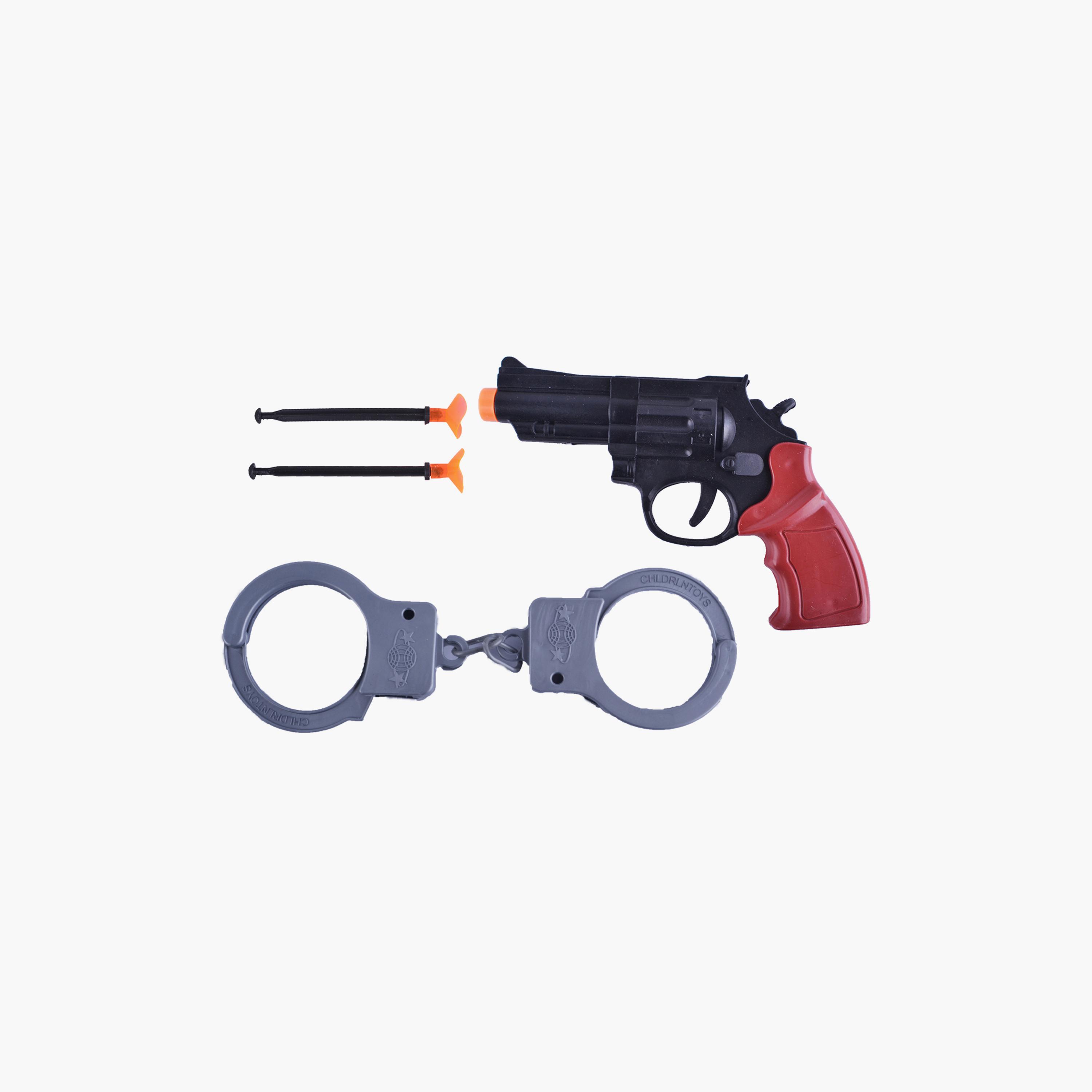 لعبة مسدس الشرطة اليومي مع ملحقات وسهام من باور جوي-toys-outdoor-gunsandfoamblasters-image-5