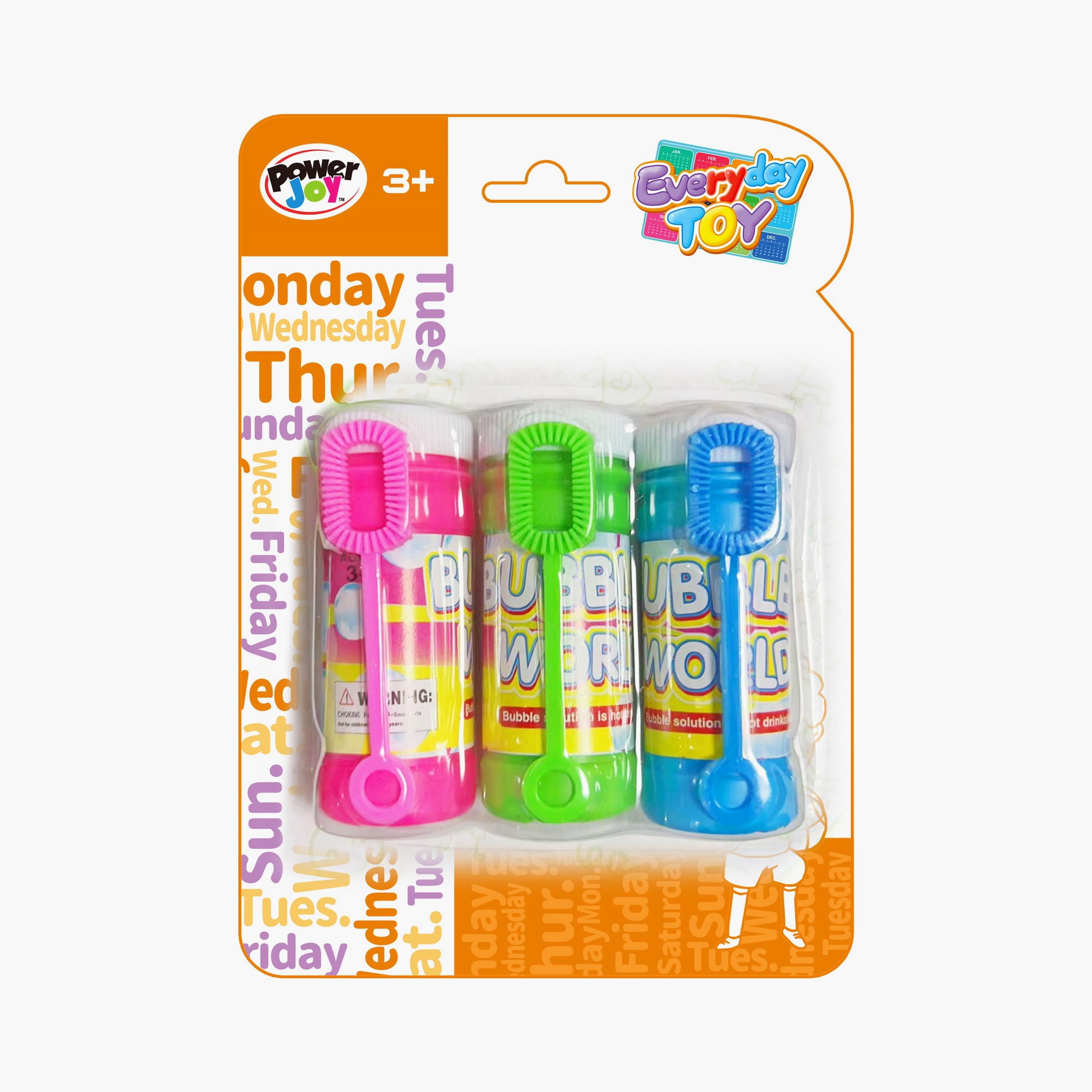 Power Joy 3-Piece Everyday Toy Bubbles-toys-outdoor-poolandbeach-waterandbubbleguns-image-2