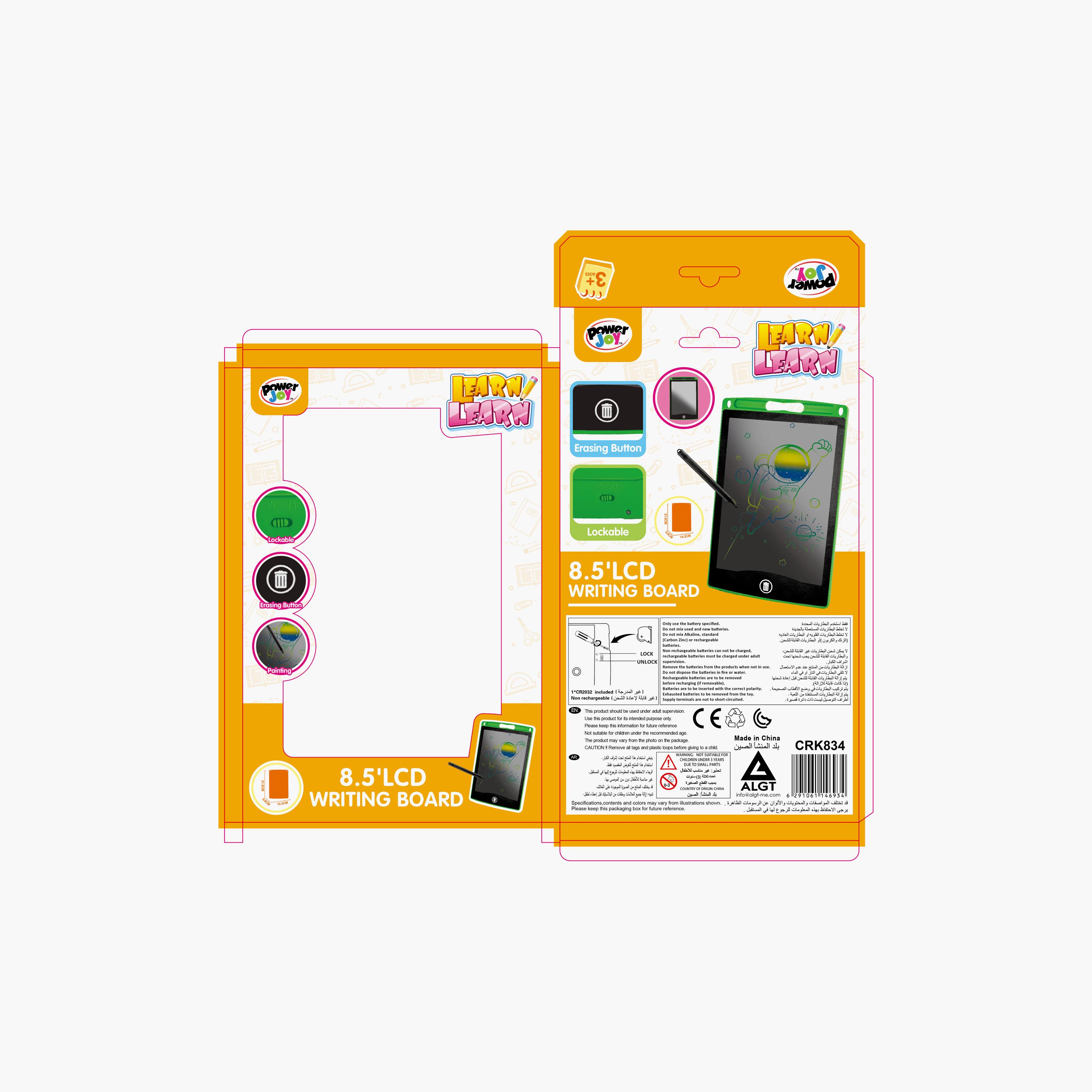 Power Joy Battery Operated LCD Writing Board - 8.5 Inch-toys-educational-readingandwriting-image-5