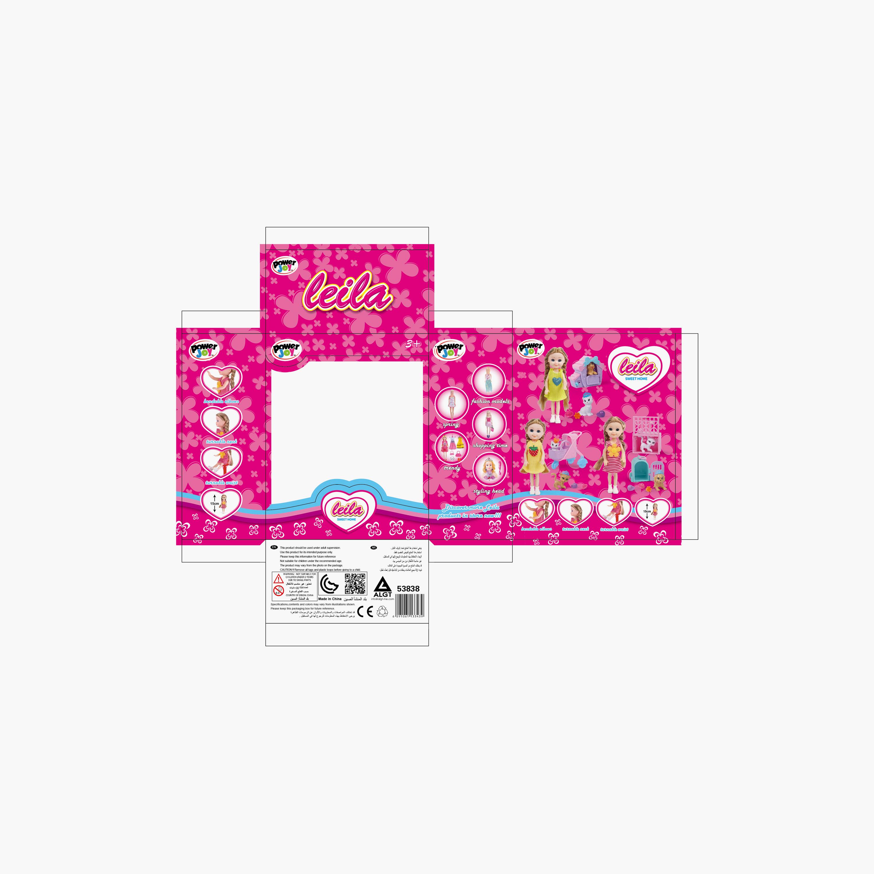 باور جوي ليلى سويت هوم - 30 سم-toys-dollsandplaysets-dollplaysets-image-3