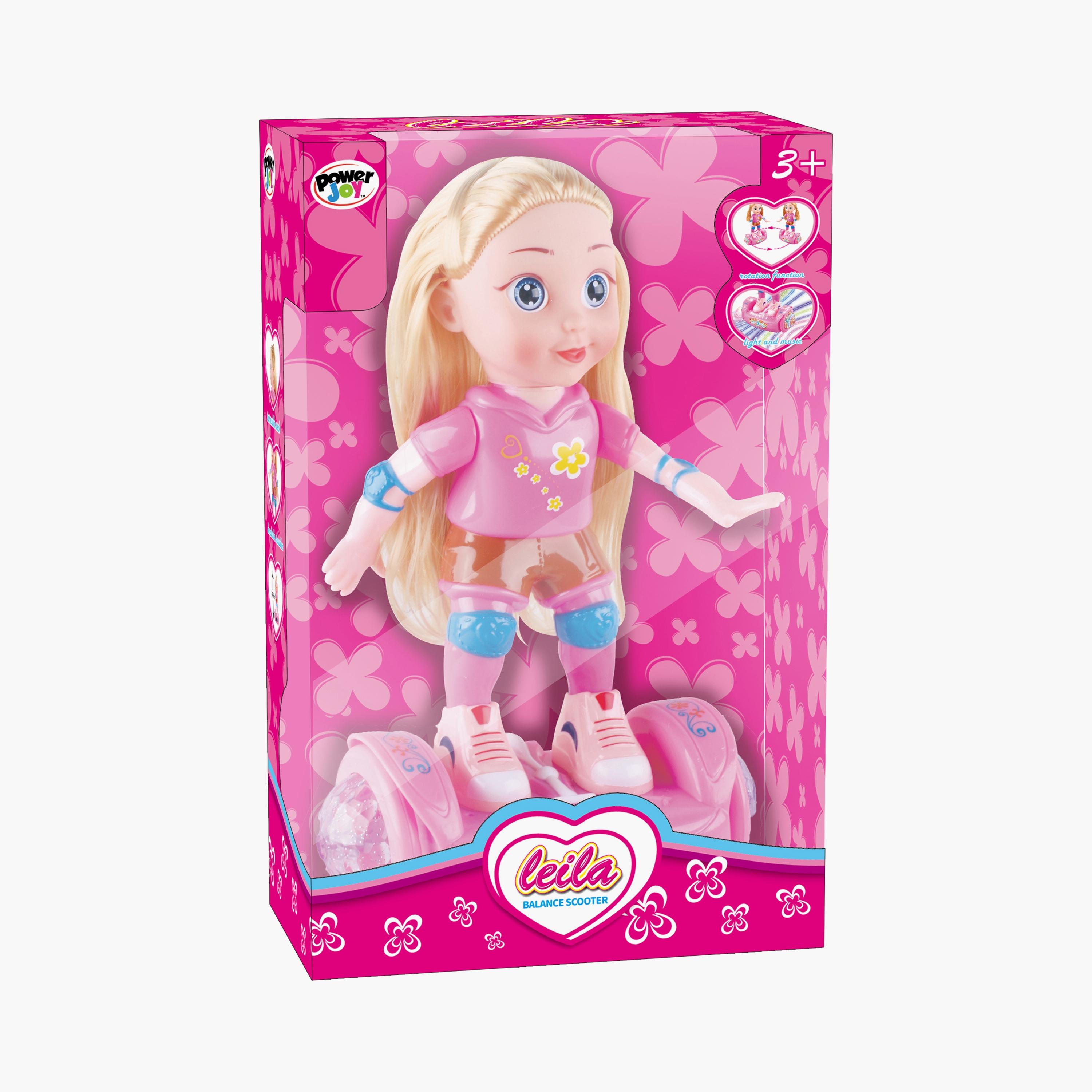 Power Joy Battery Operated Leila Scooter with Light & Music - 28 cm-toys-dollsandplaysets-dolls-image-3