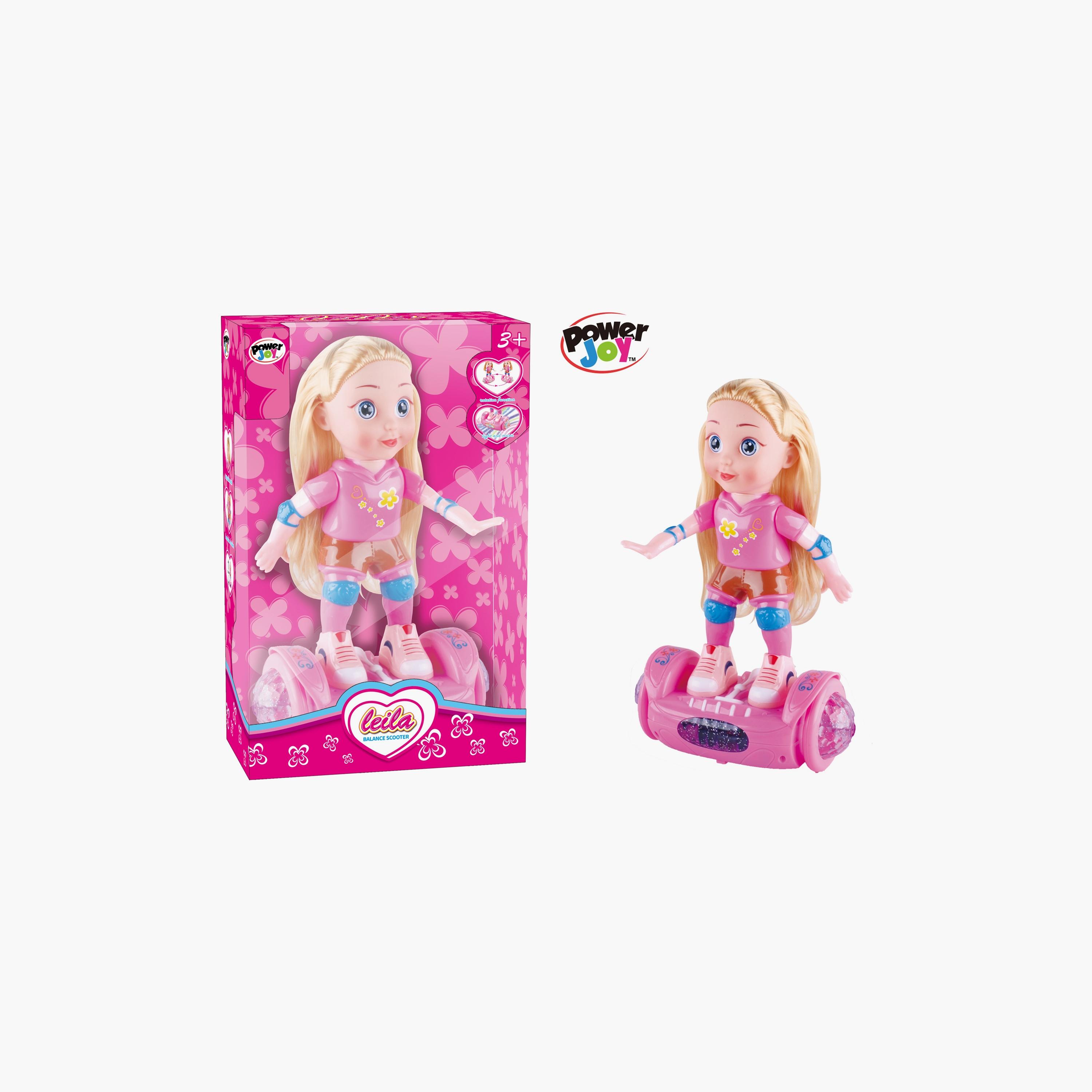 Power Joy Battery Operated Leila Scooter with Light & Music - 28 cm-toys-dollsandplaysets-dolls-image-4