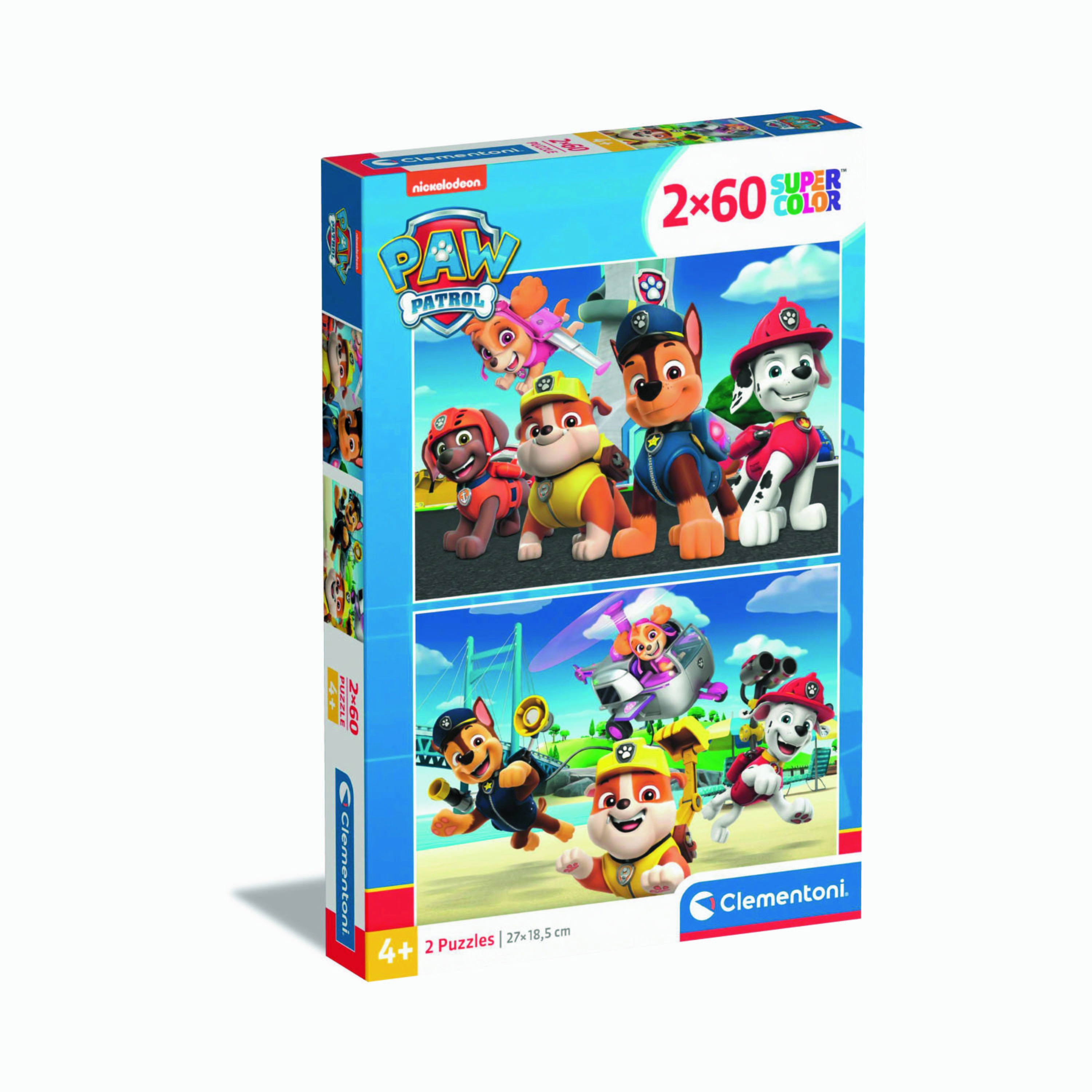ألغاز الصور المقطوعة 2 × 60 قطعة "باو باترول" من كليمنتوني-toys-indoortoys-puzzles-image-1