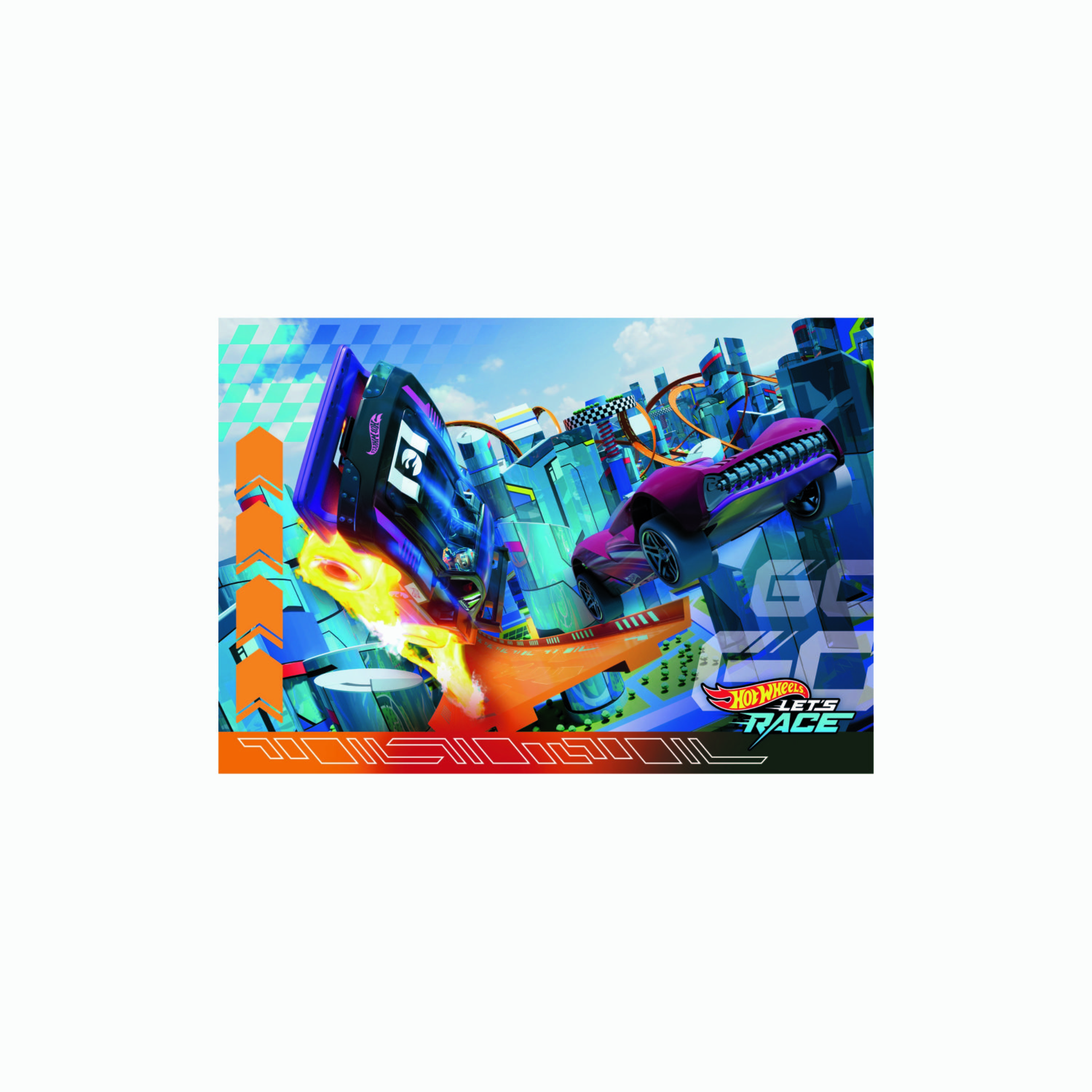 Clementoni 2 x 60-Piece Hotwheels Racing Jigsaw Puzzles-toys-indoortoys-puzzles-image-2