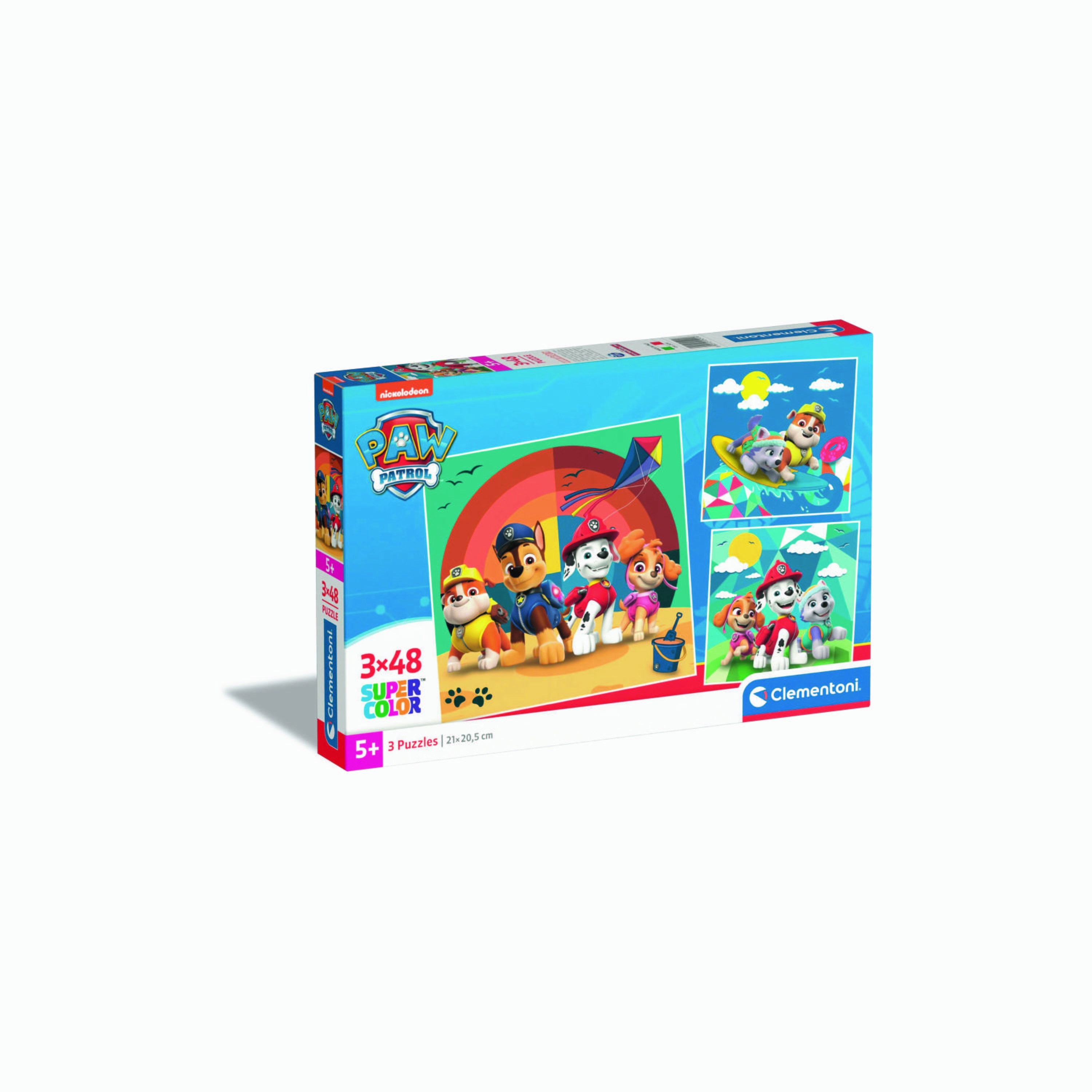 Clementoni 3 x 48-Piece Paw Patrol  Beach Jigsaw Puzzles-toys-indoortoys-puzzles-image-1