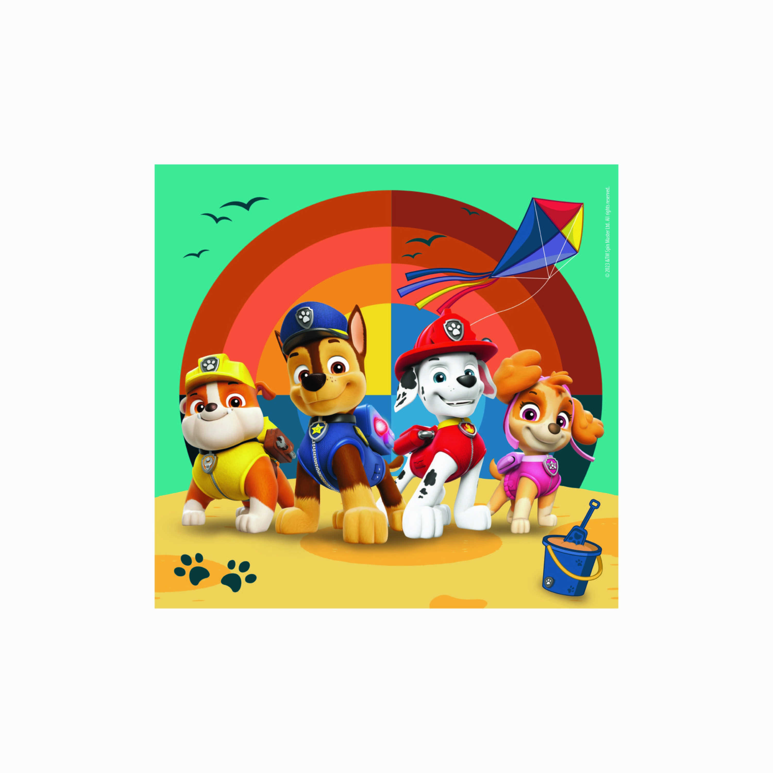 Clementoni 3 x 48-Piece Paw Patrol  Beach Jigsaw Puzzles-toys-indoortoys-puzzles-image-2