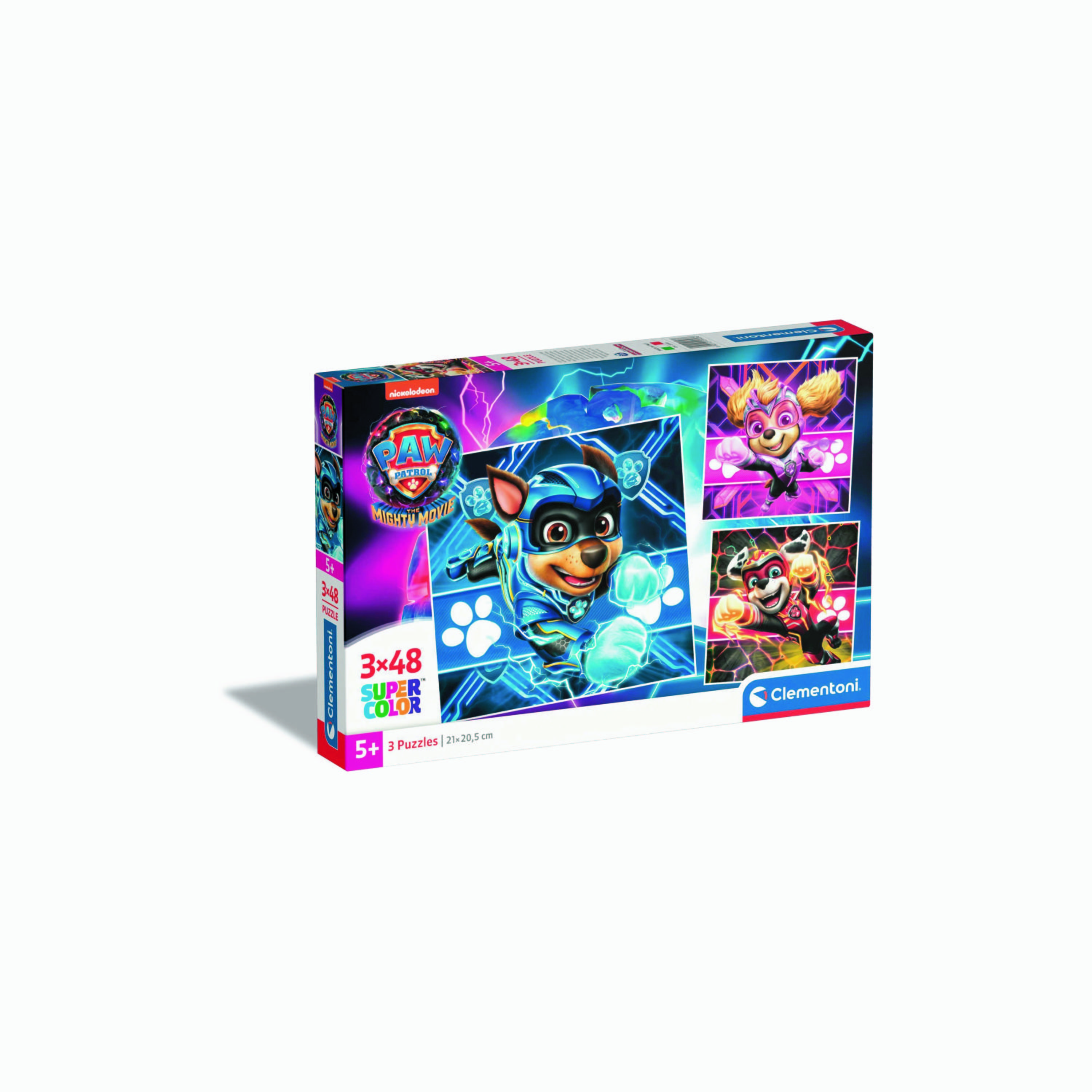 Clementoni 3 x 48-Piece Paw Patrol  Mighty Movie Jigsaw Puzzles-toys-indoortoys-puzzles-image-1