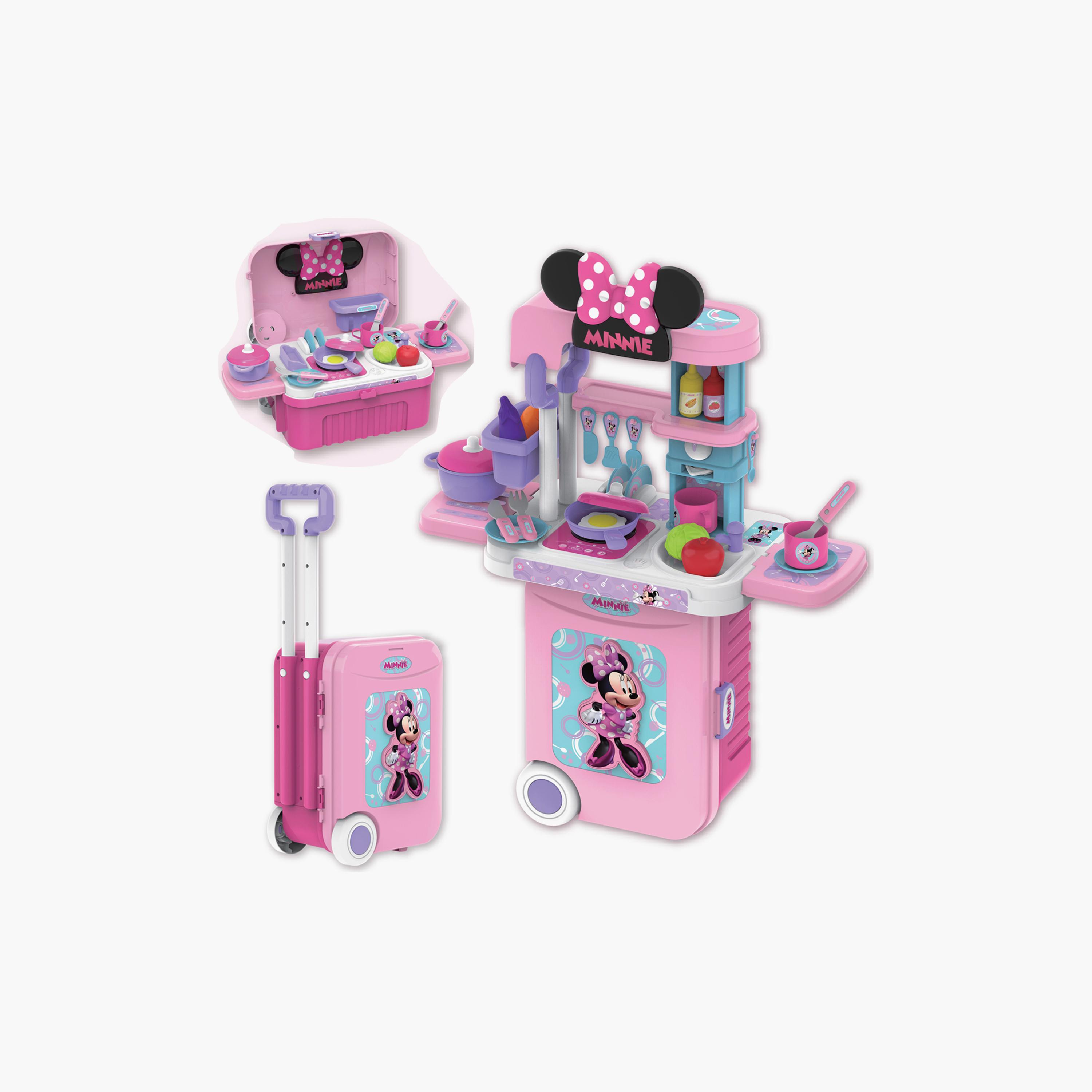 Disney 3-in-1 Minnie Mouse Kitchen Trolley Case Playset-toys-roleplay-kitchensets-image-2
